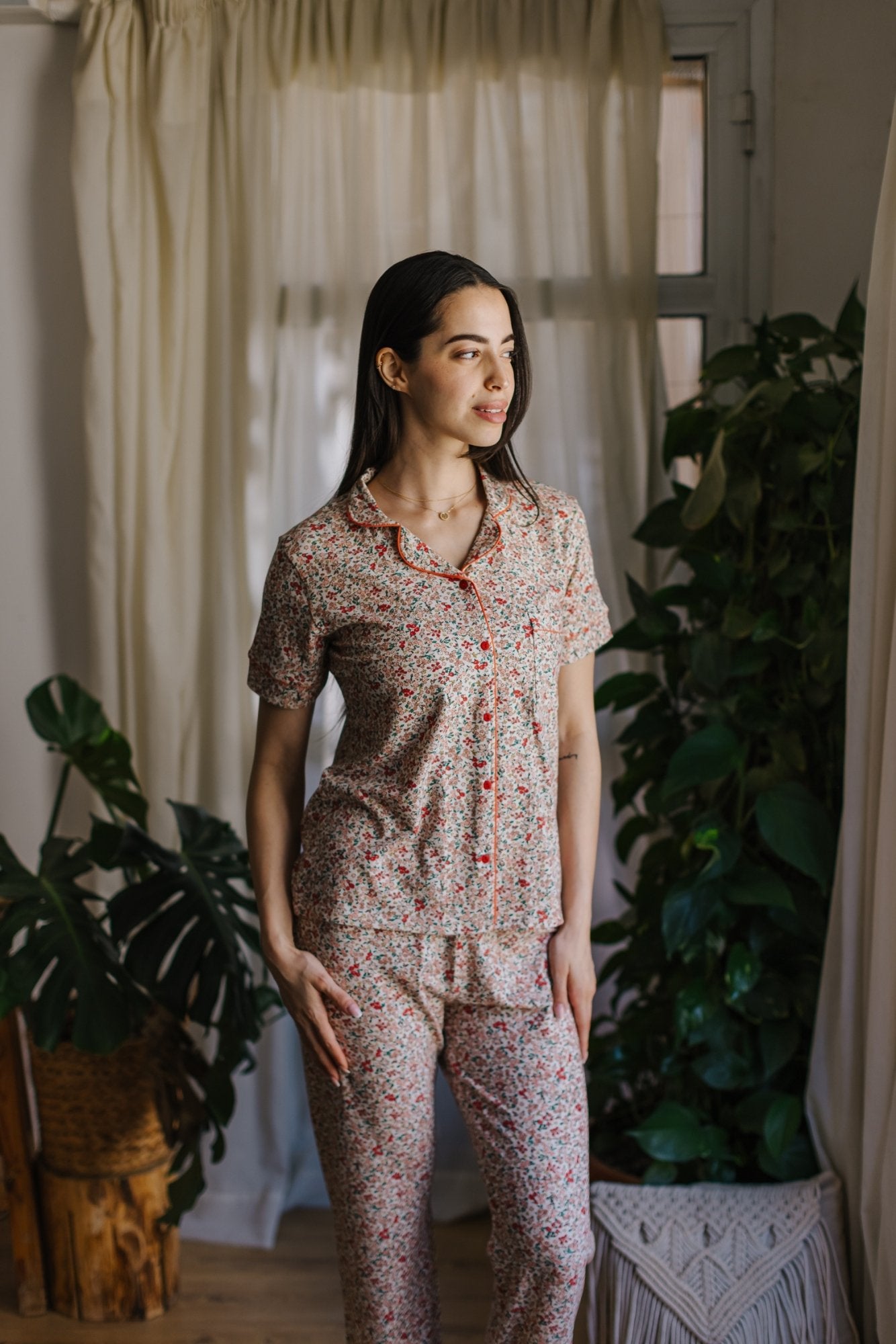 Floral Pajama Set