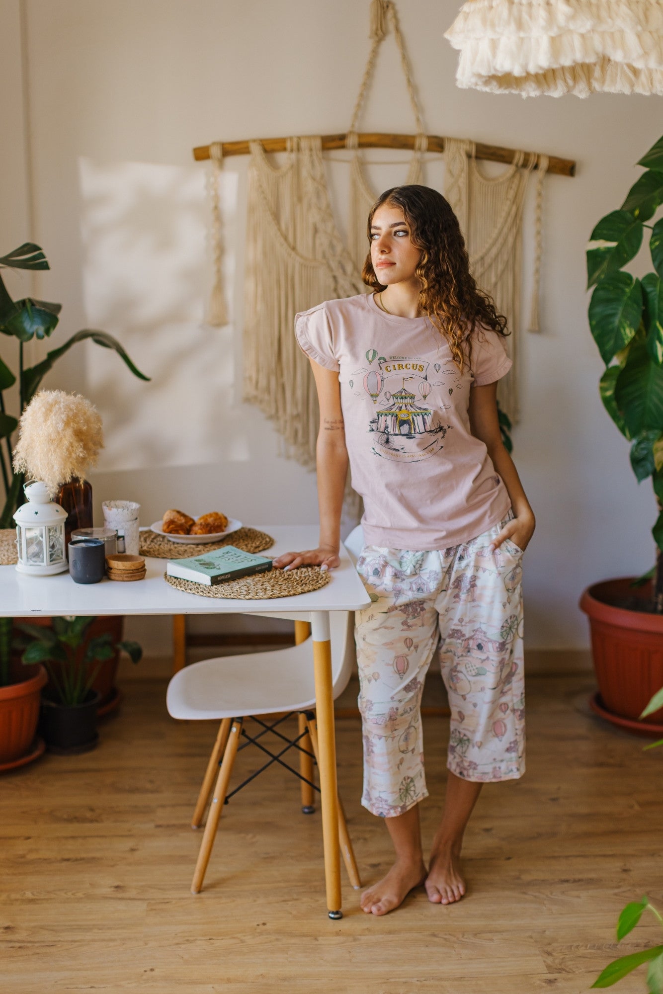 Circus bermude pajama set