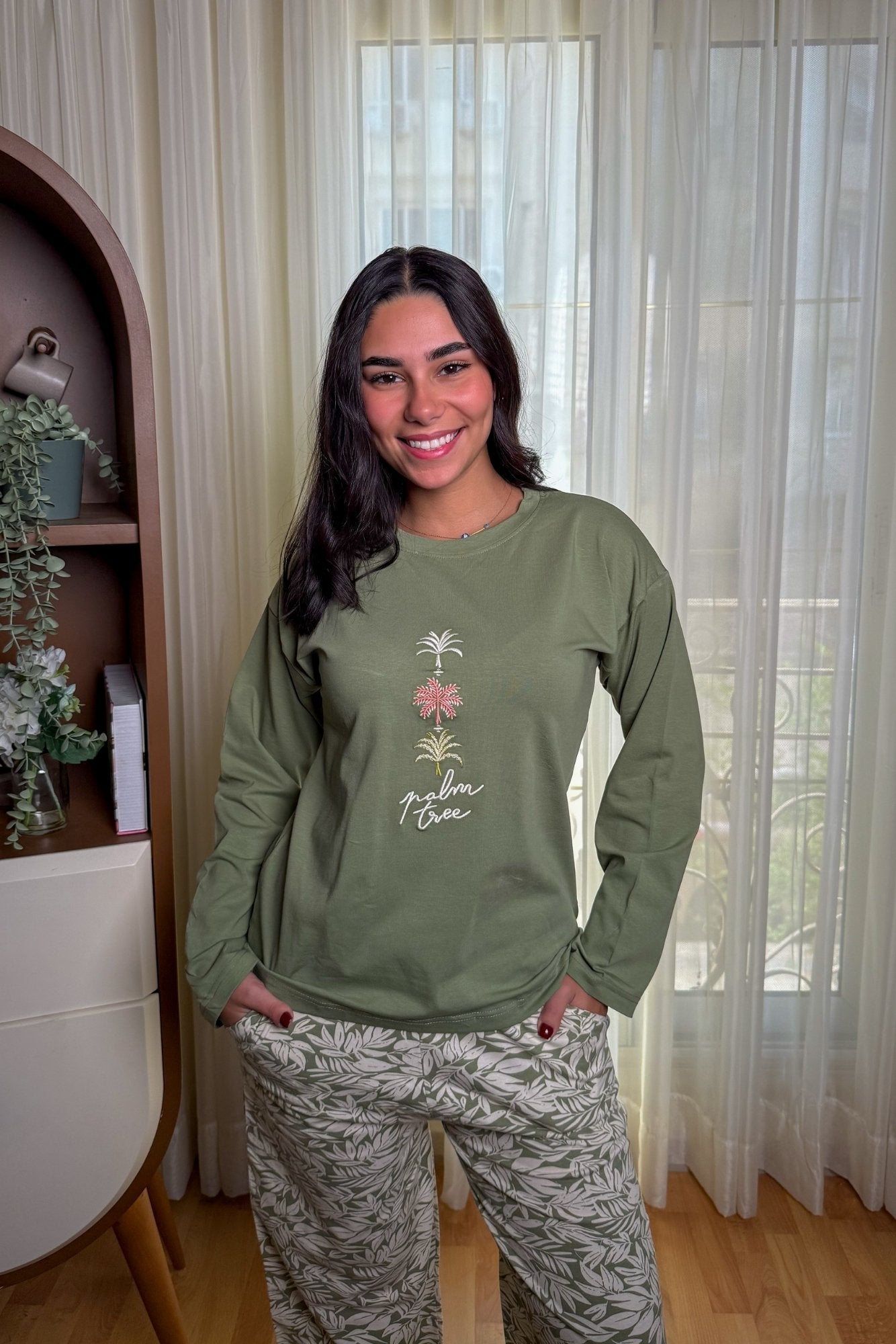 "Palm Tree" Pajama Set