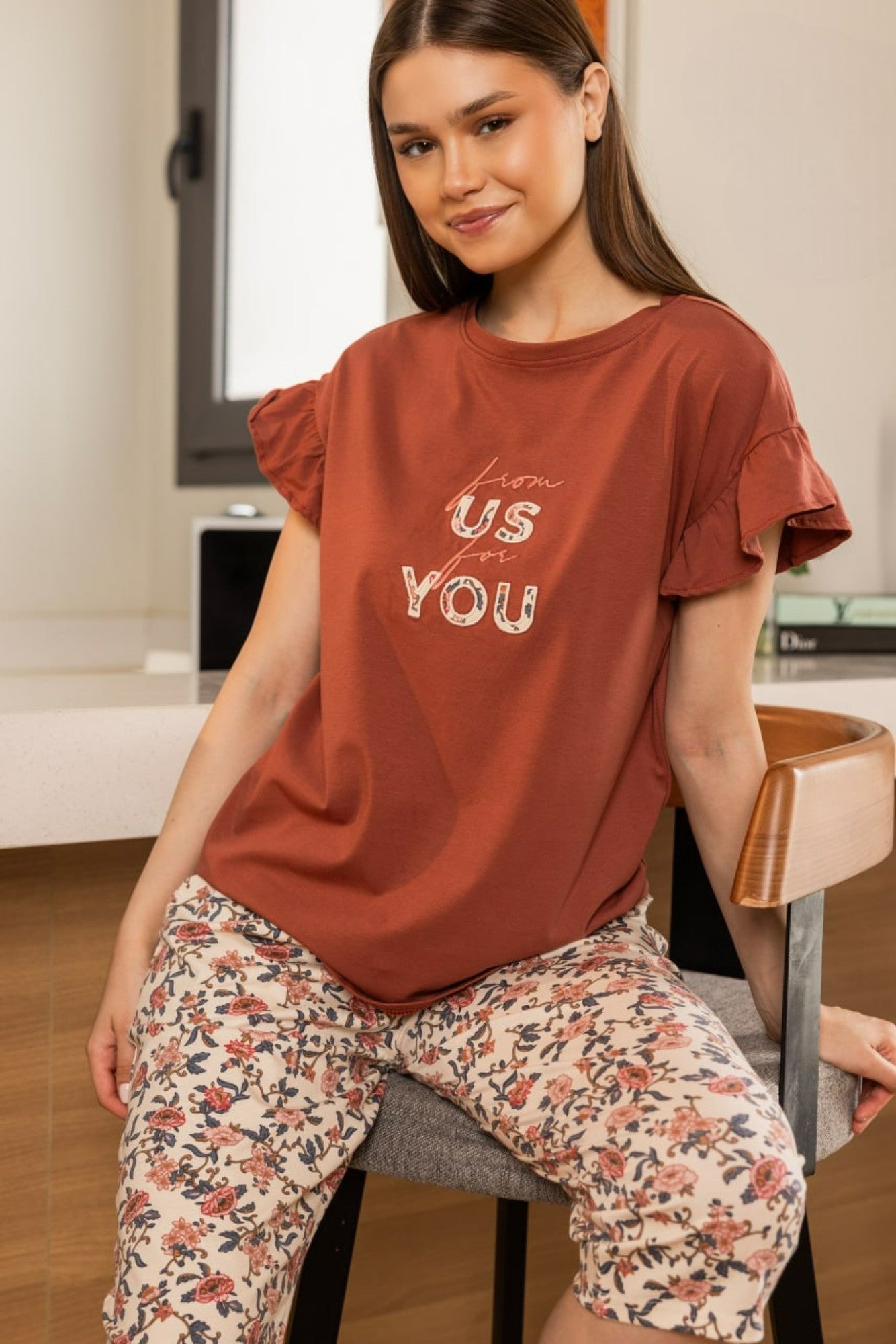 طقم بيجامة برمودا "US YOU"