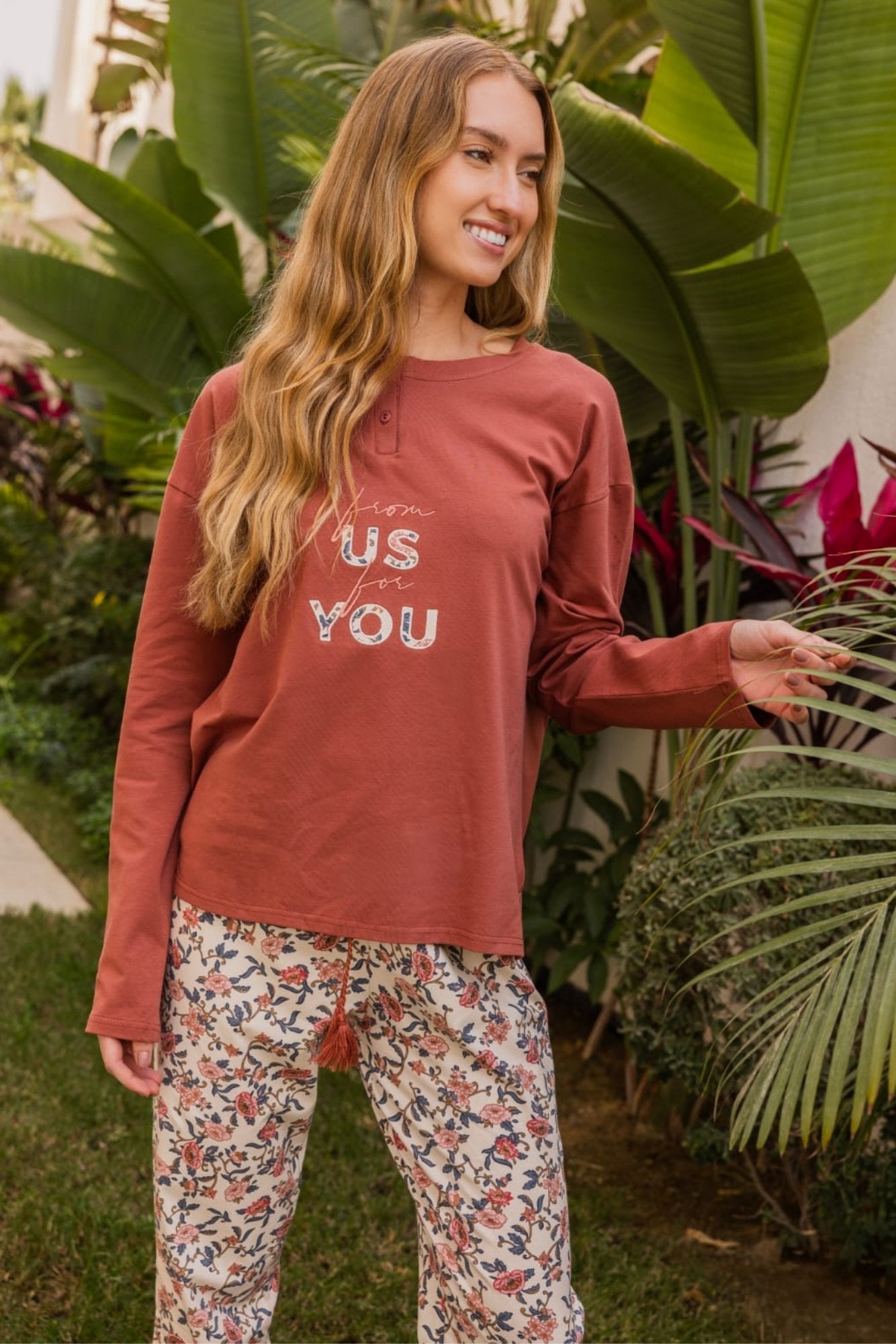 US YOU Pajama Set