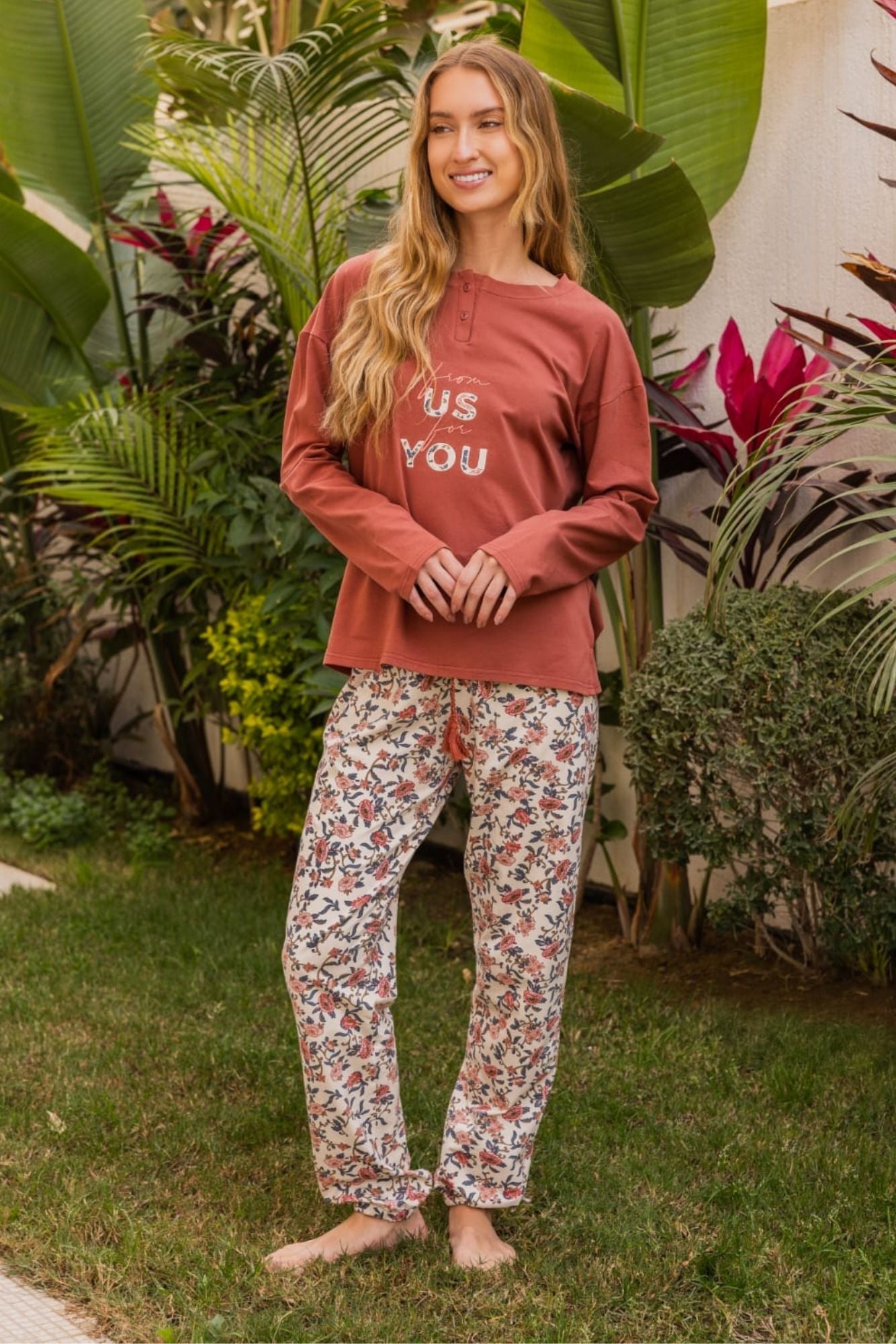 US YOU Pajama Set