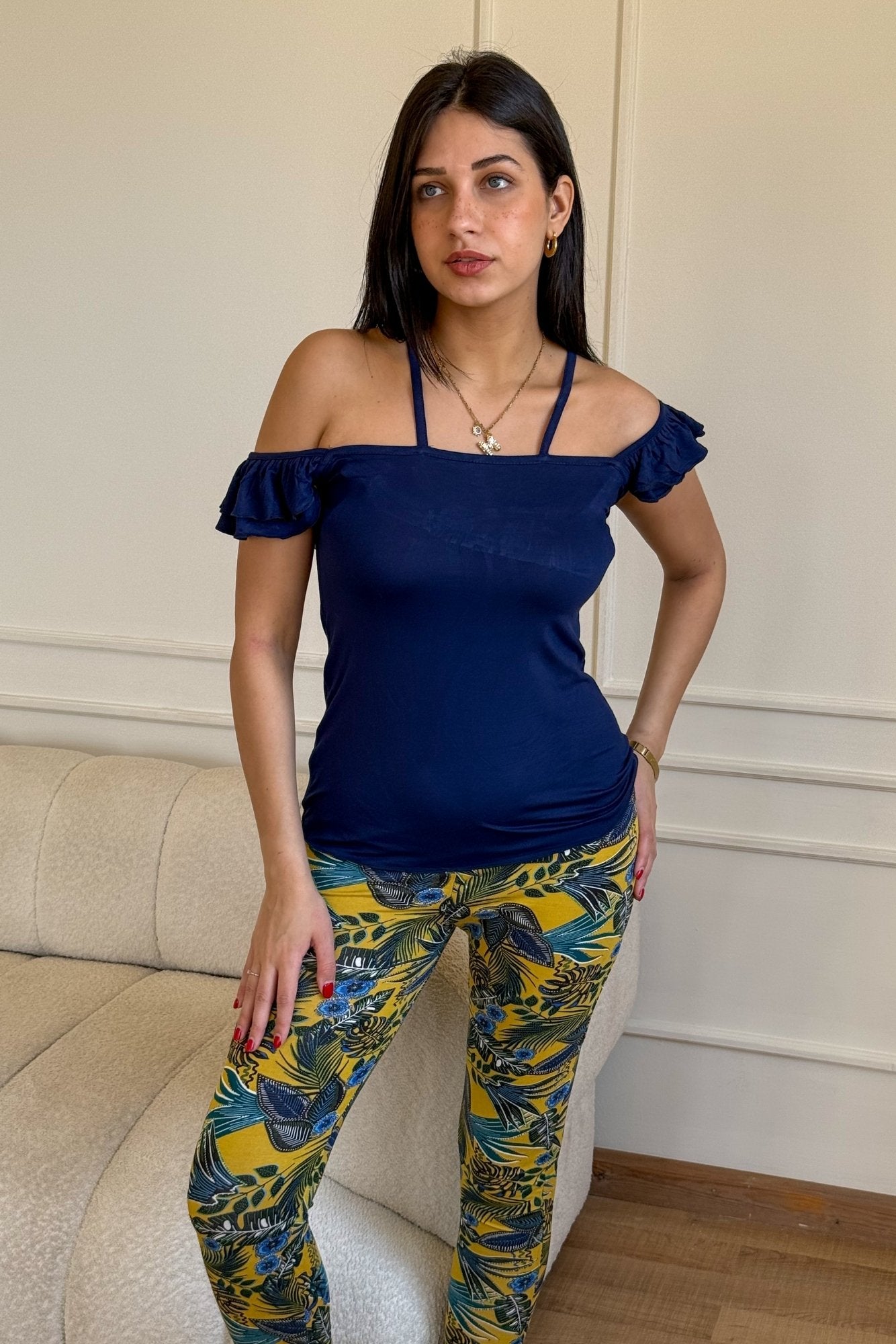 Dark Blue Pajama Set