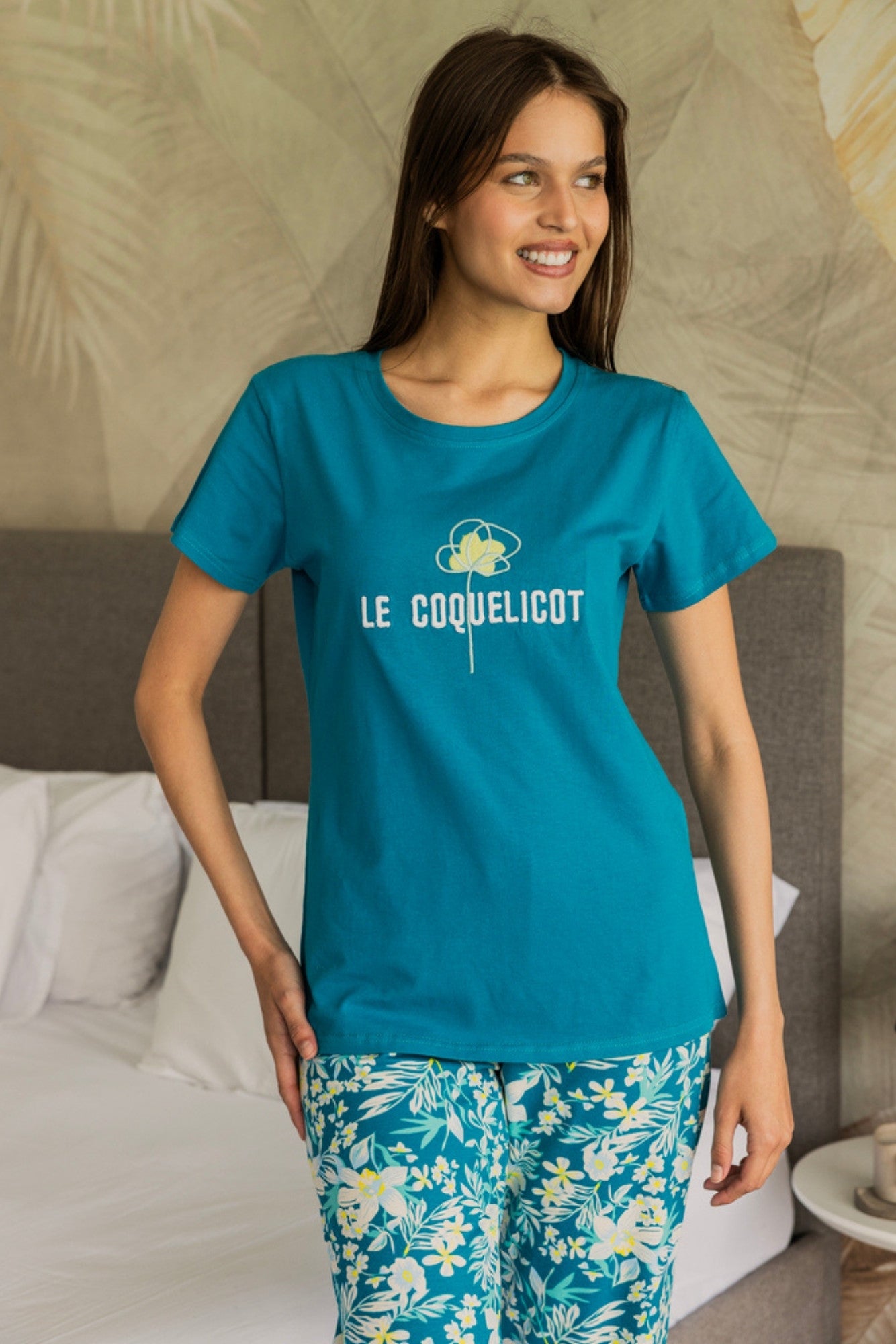 طقم بيجامة "LE COQUELICOT"