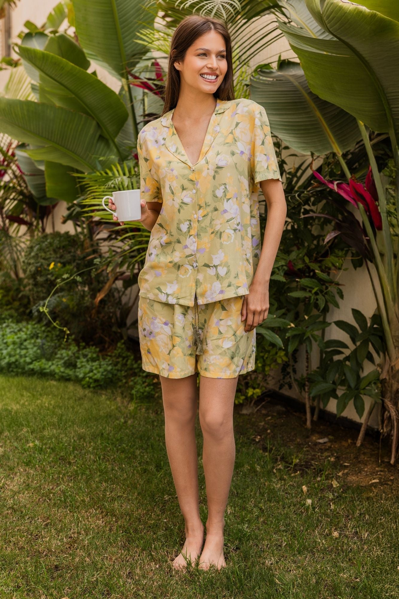 Floral Pajama Short