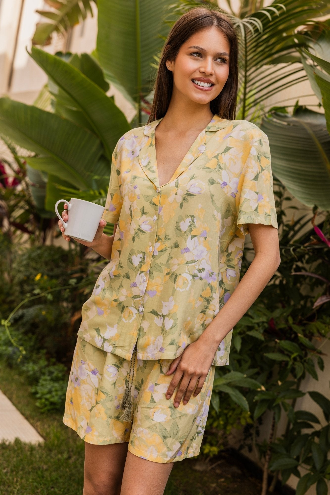 Floral Pajama Short