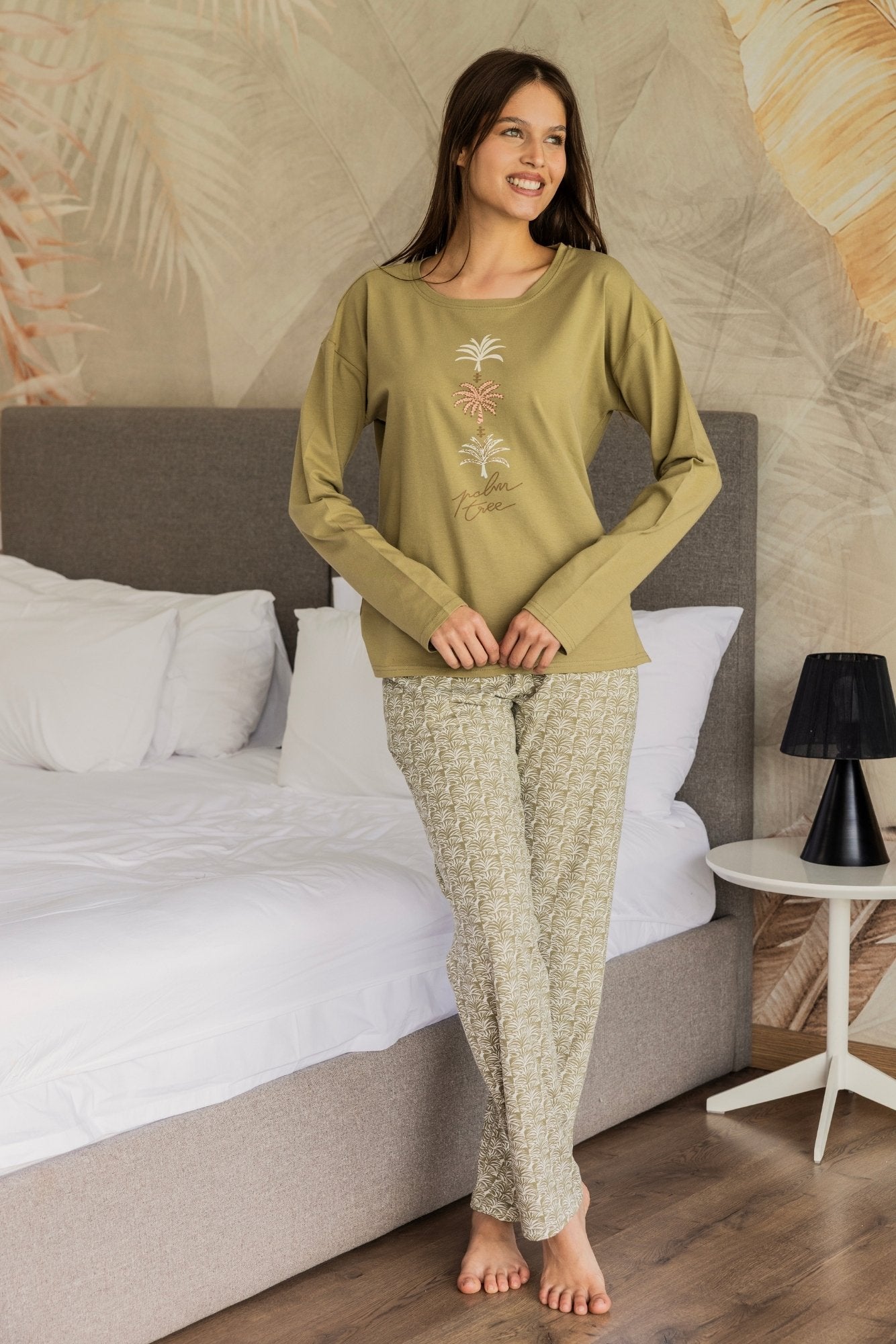"PALM" Pajama Set