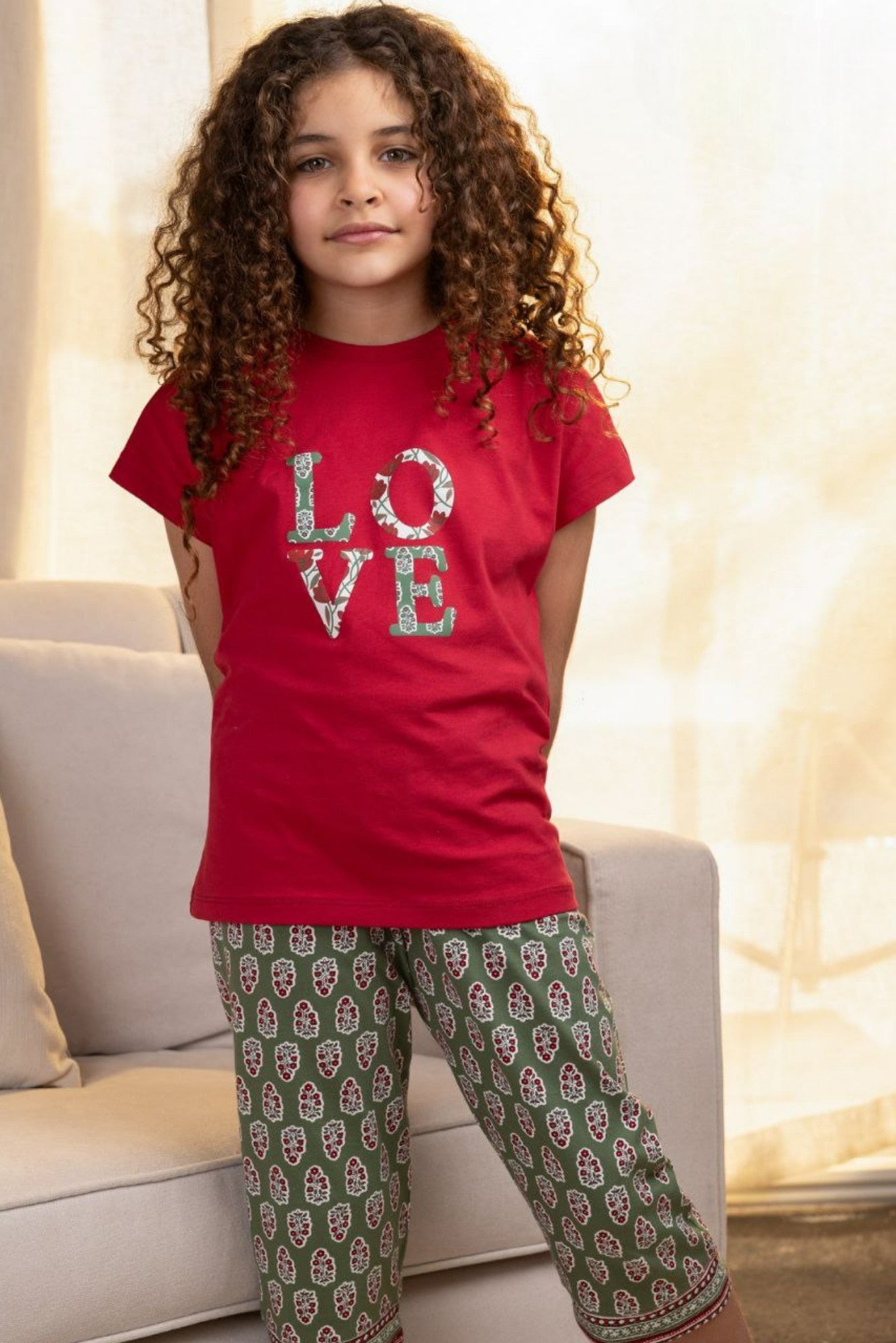 Girls Pajama "LOVE"