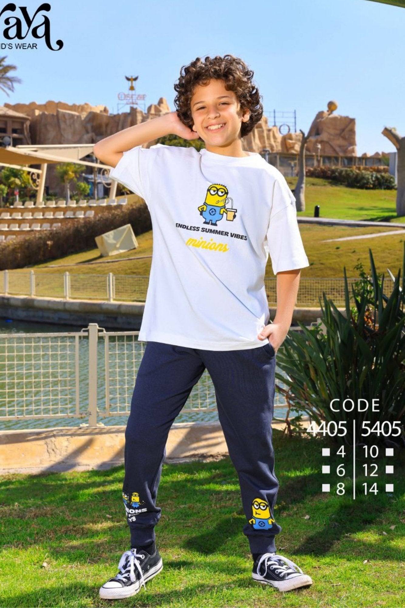 Boys Pajama WAVES MINIANS