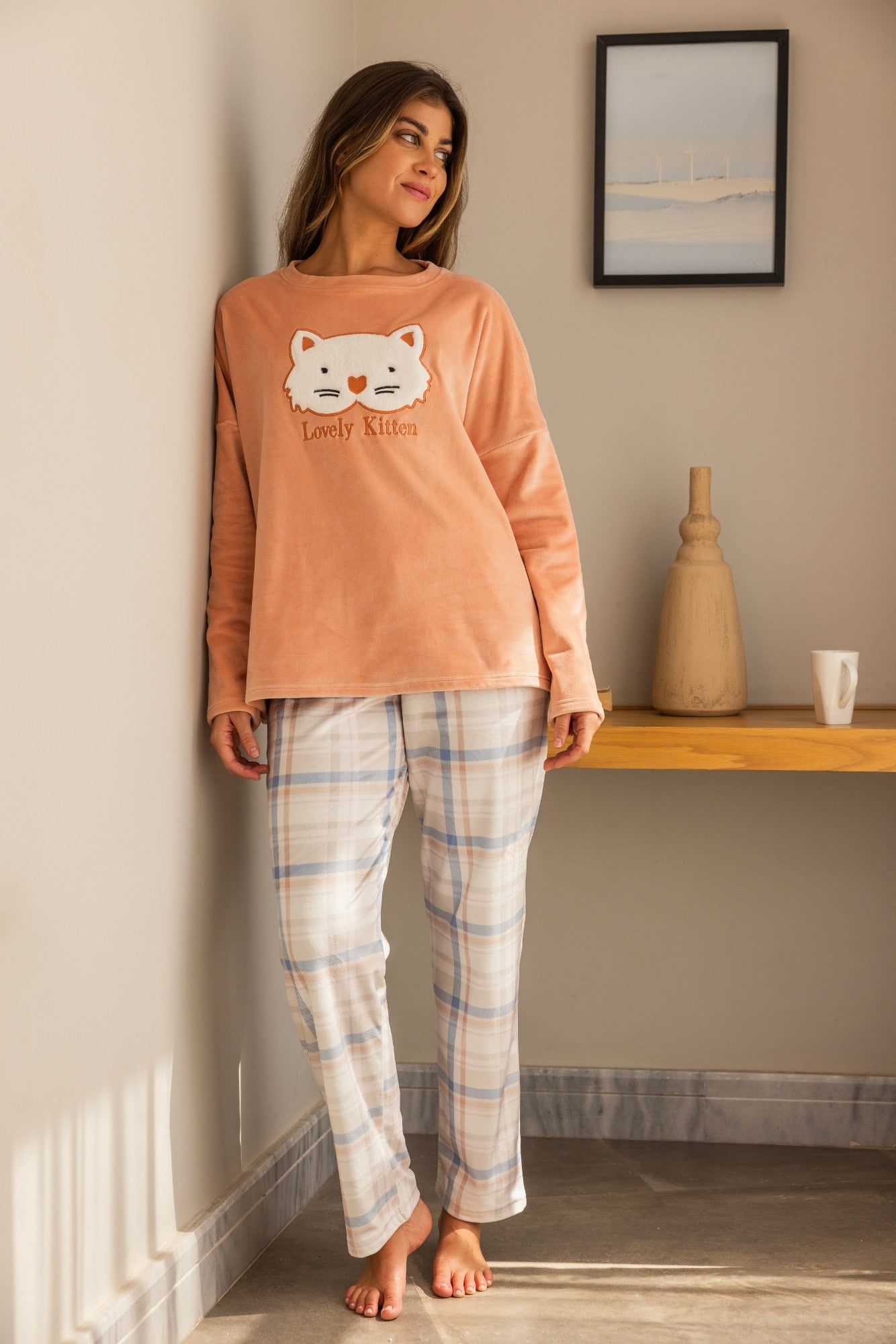 "Kitten" Pajama Set