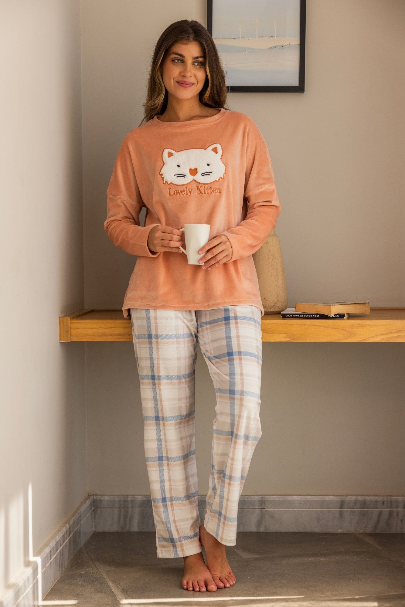 "Kitten" Pajama Set