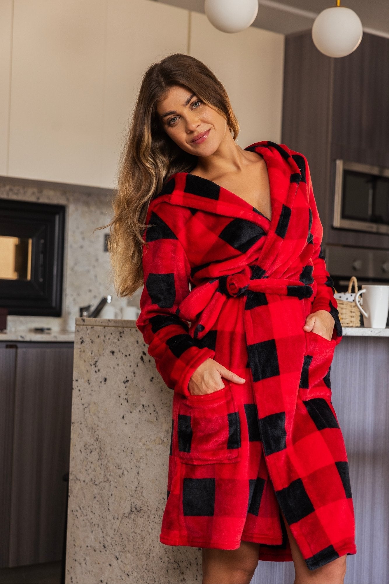 "Checkered" Robe