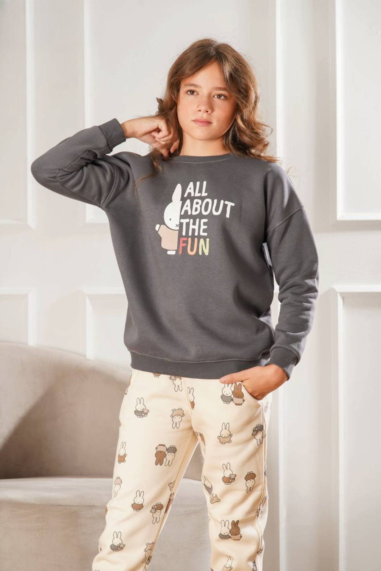"All About The Fun" Pajama Set