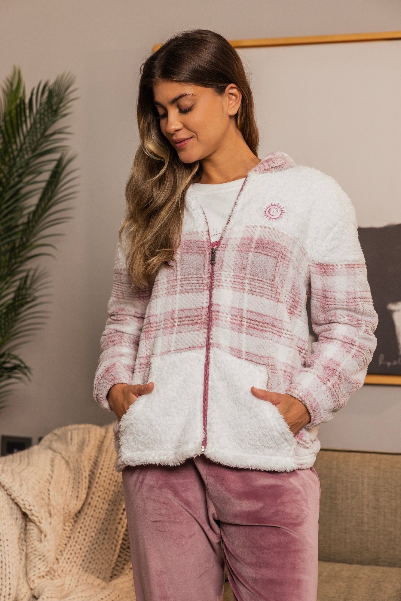 "MOON" 3Pcs Pajama Set
