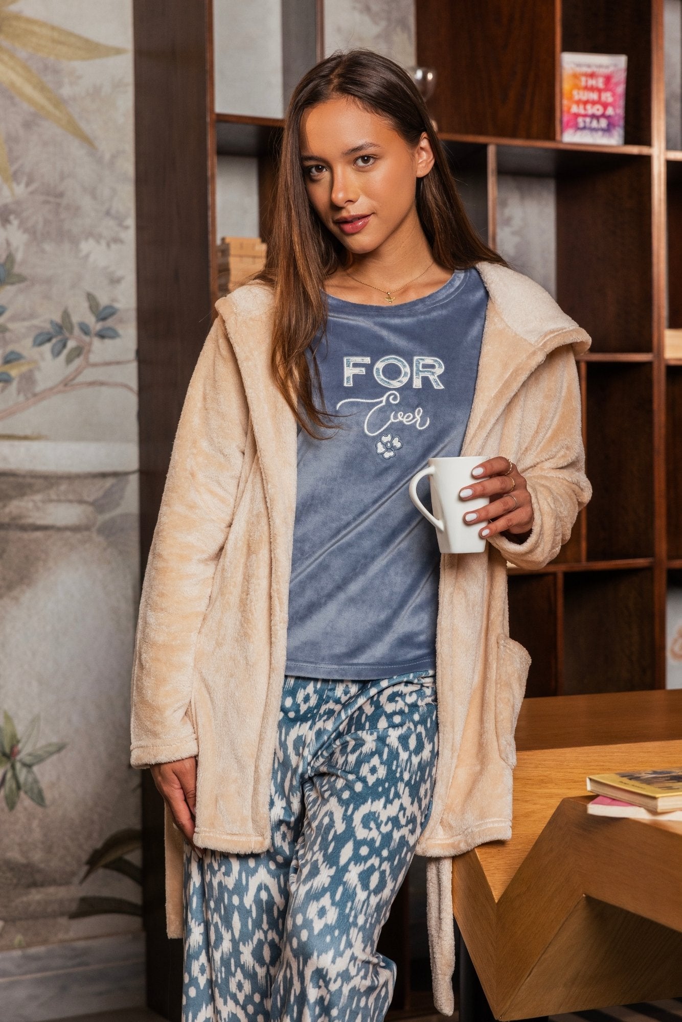 "FOR" 3Pcs Pajama Set