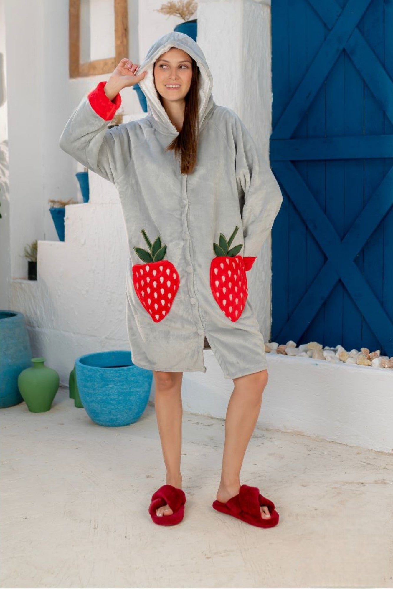 "Strawberry" Night shirt