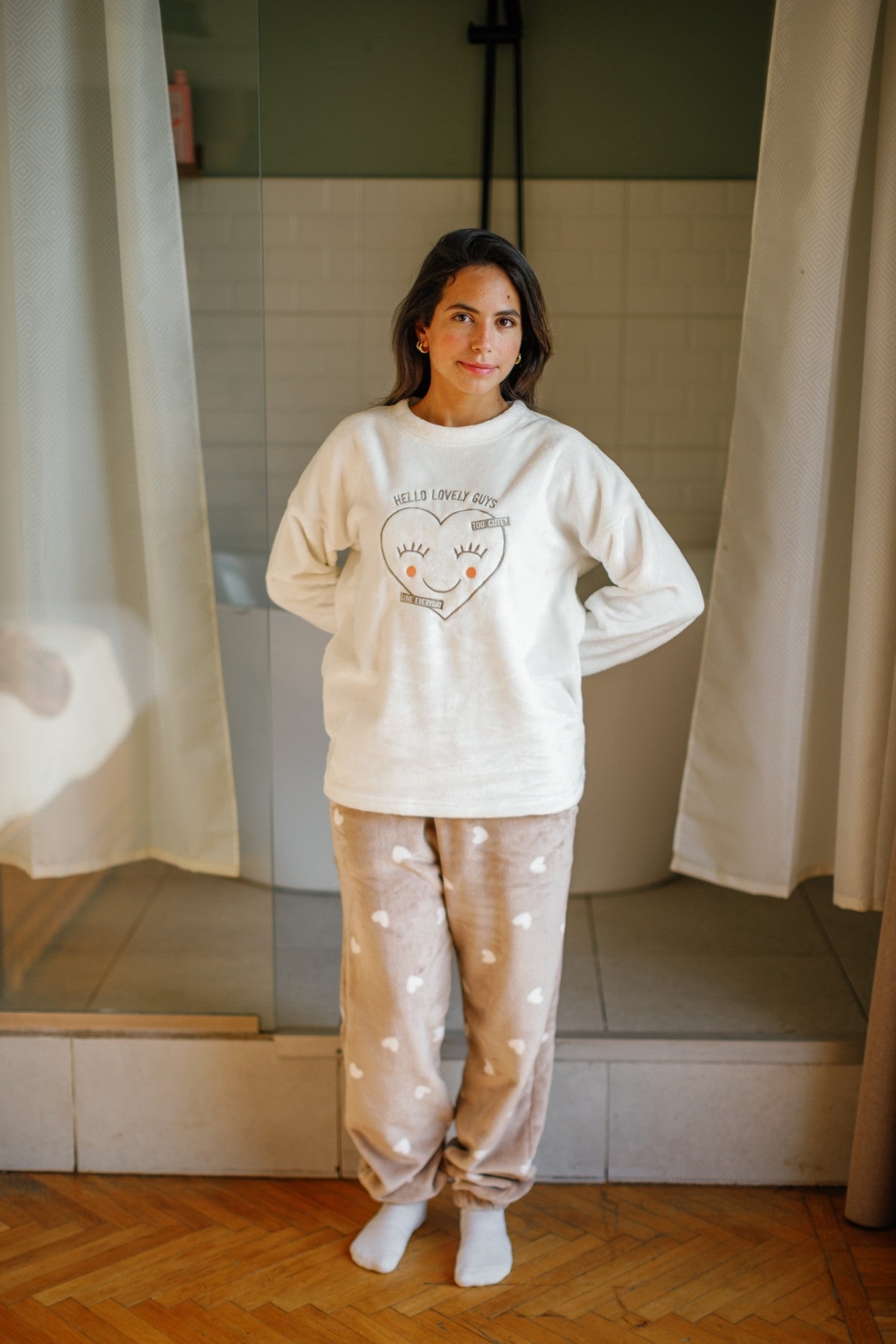 "Lovely Guys" Pajama Set