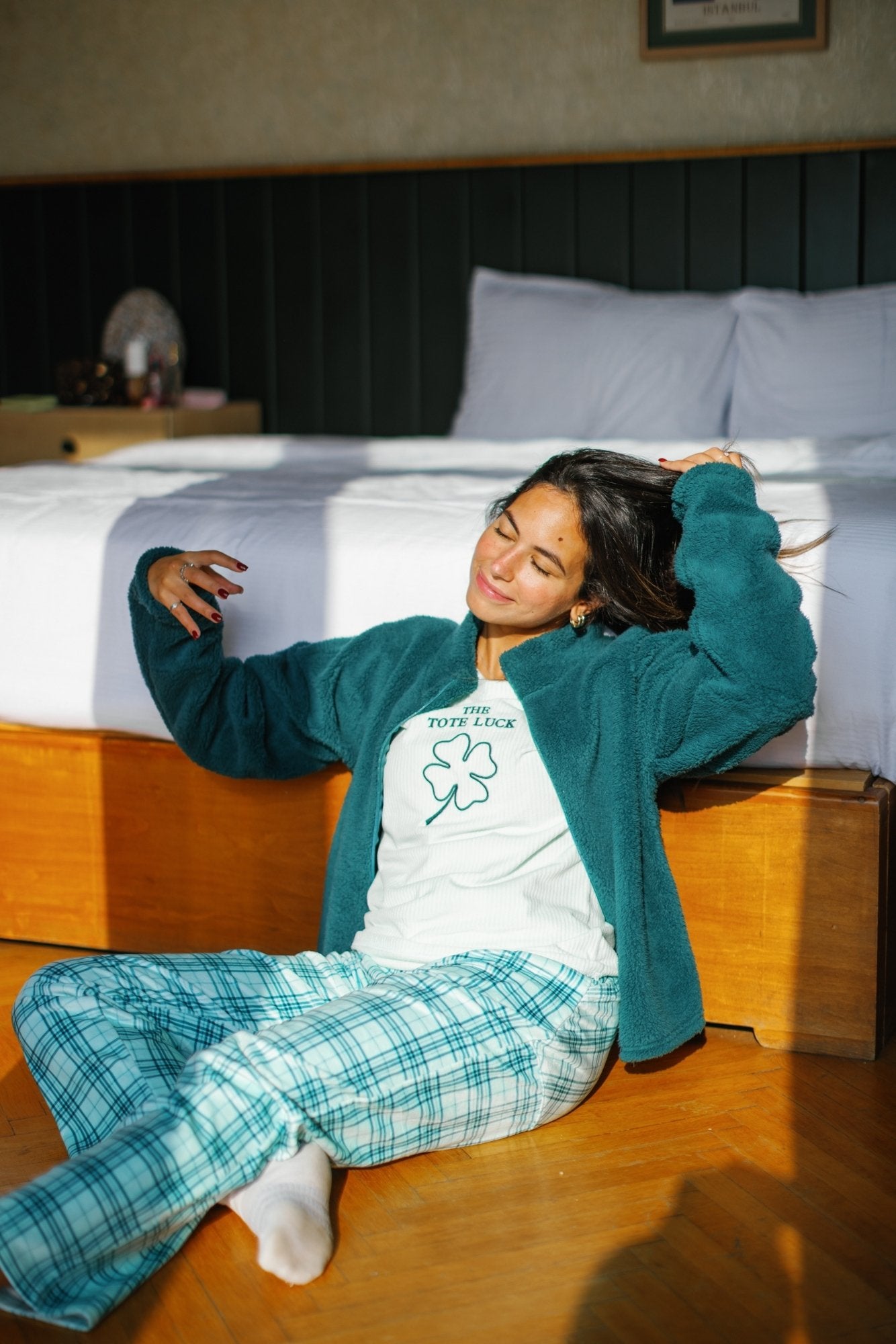 "The Tote Luck" 3Pcs Pajama Set