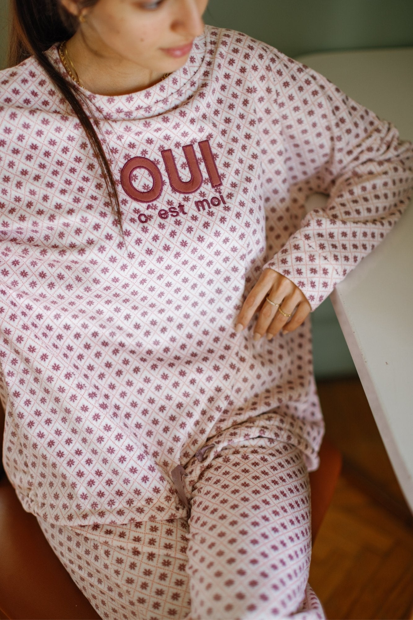 "OUI" Pajama Set