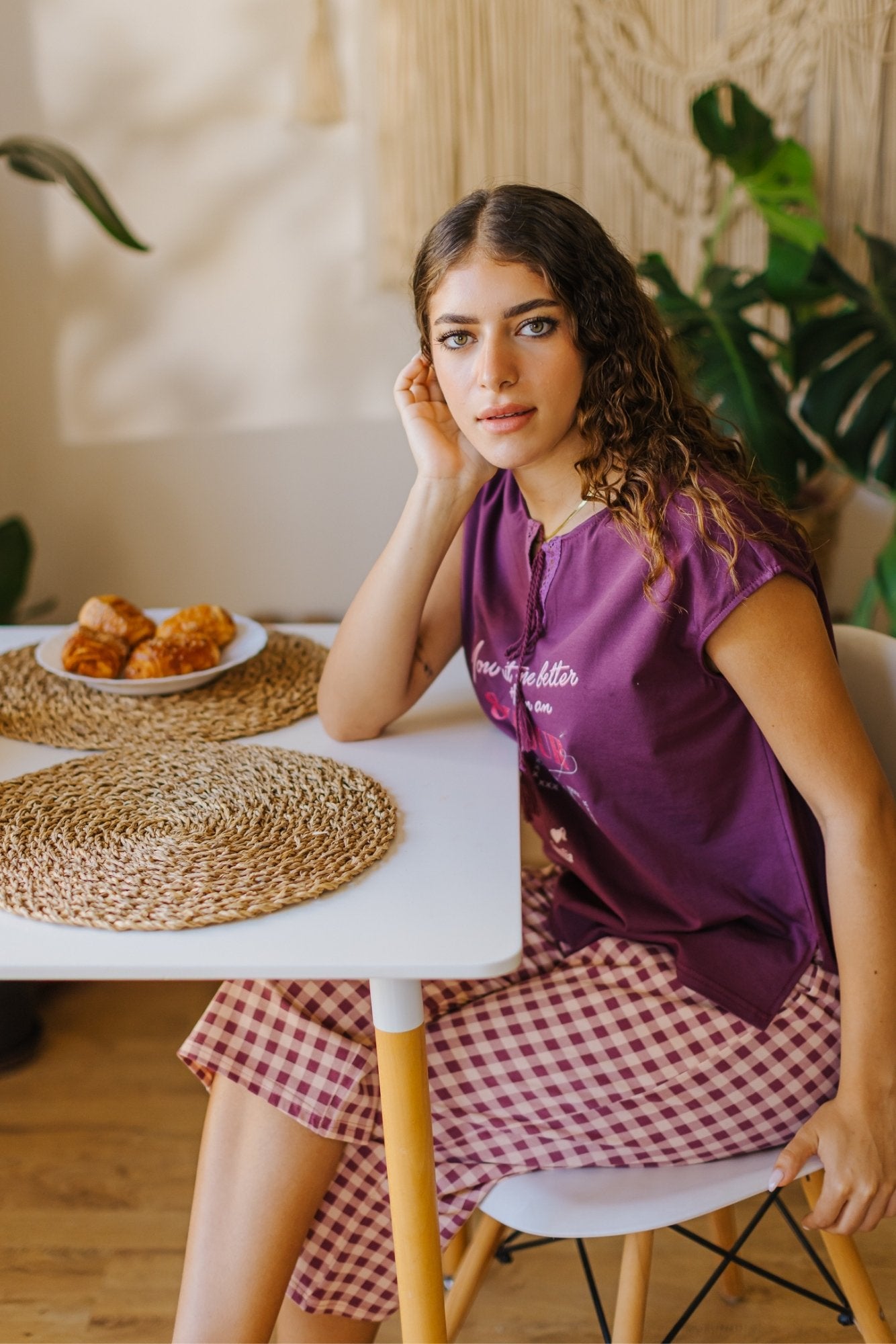 "Sleep" Bermuda Pajama Set