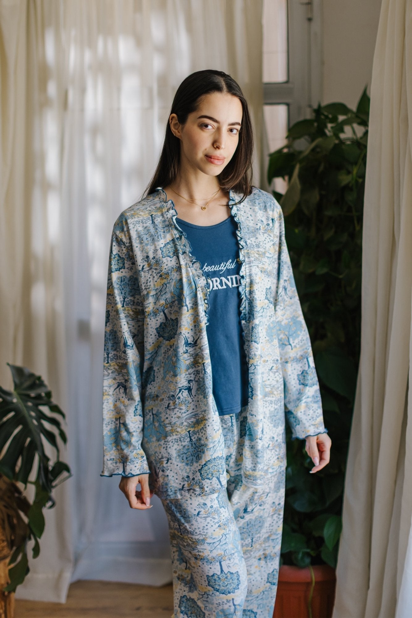 "Morning" Pajama Set 3Pcs