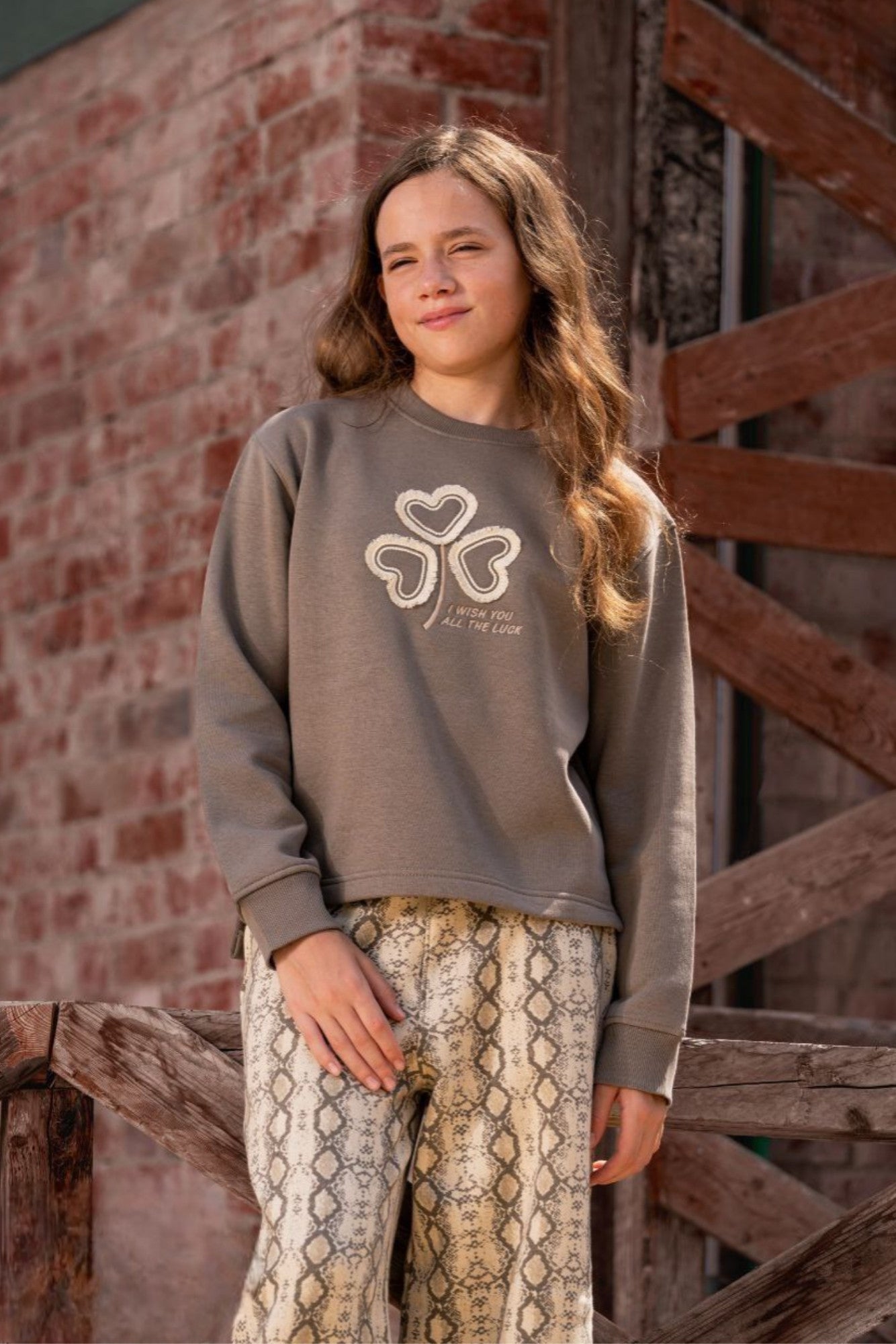 "I Wish You All The Luck" Pajama Set