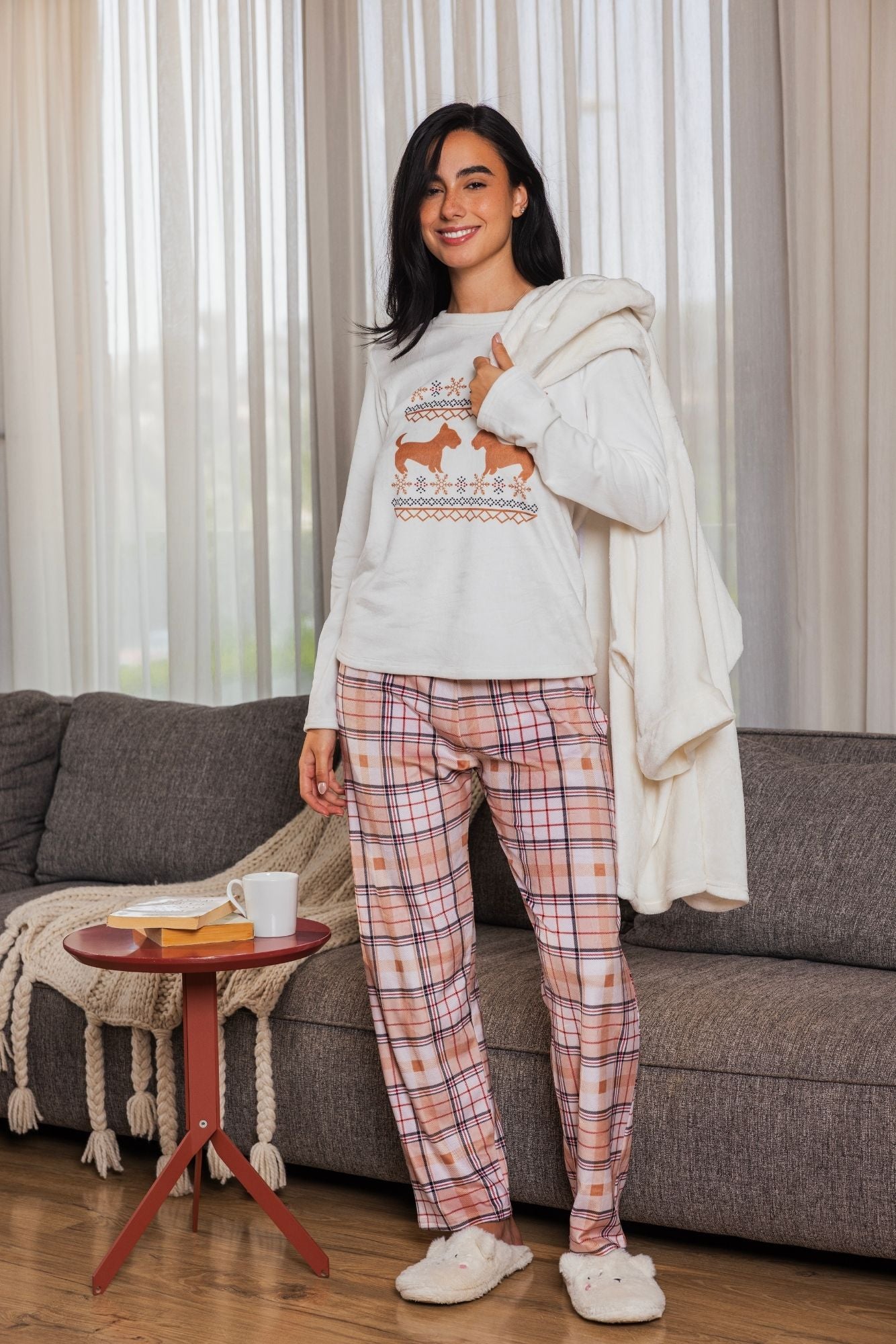 Reindeer Cozy 3Pcs Pajama Set