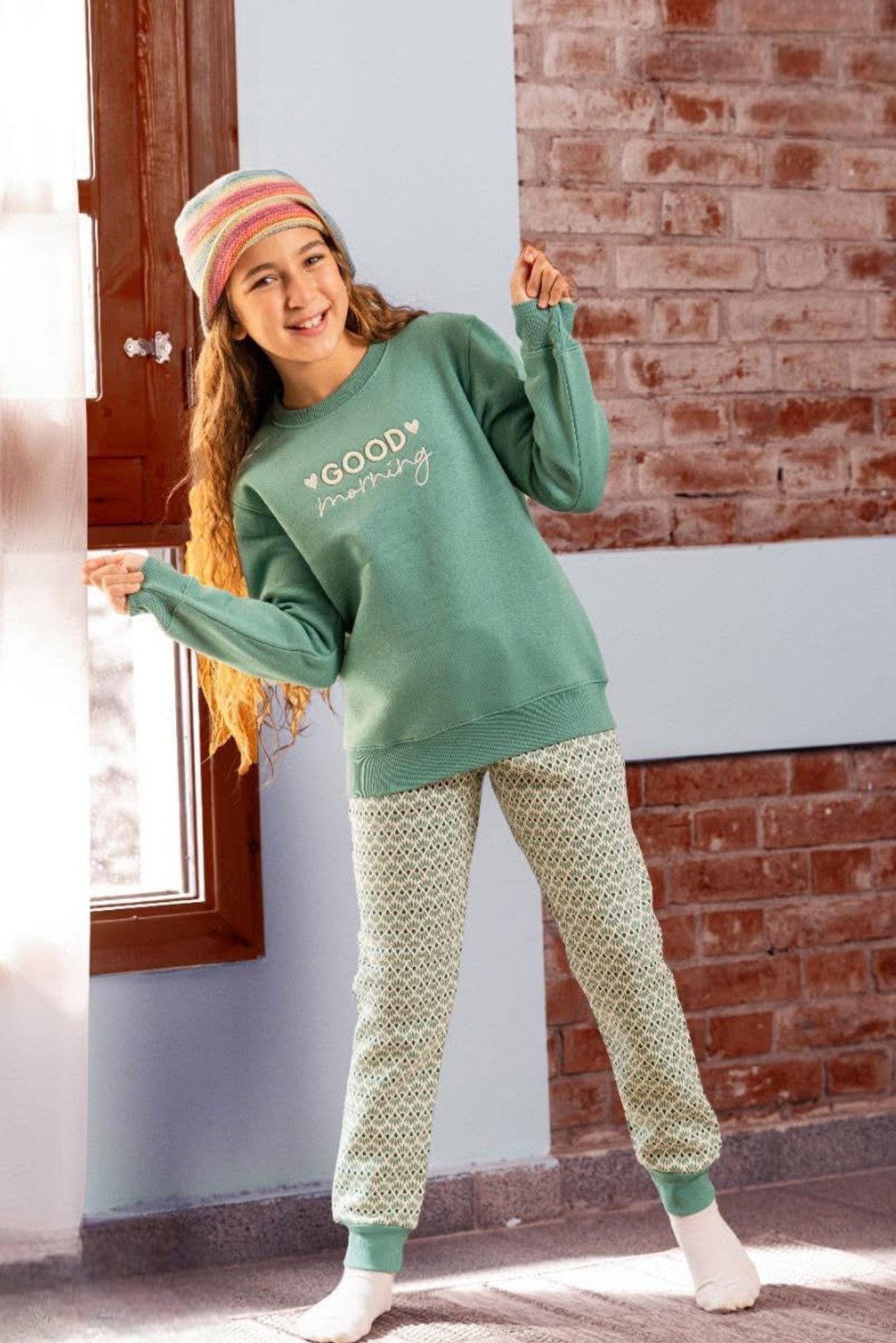 "Good Morning" Pajama Set