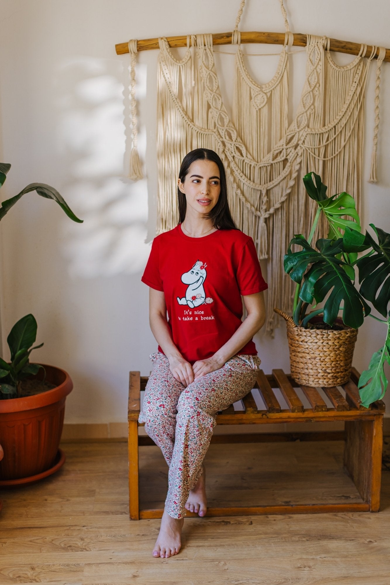 "It's Nice To Take A Break" Pajama Set