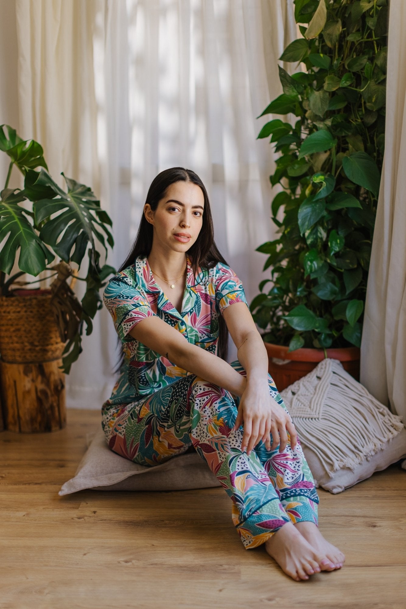 Floral Pajama Set