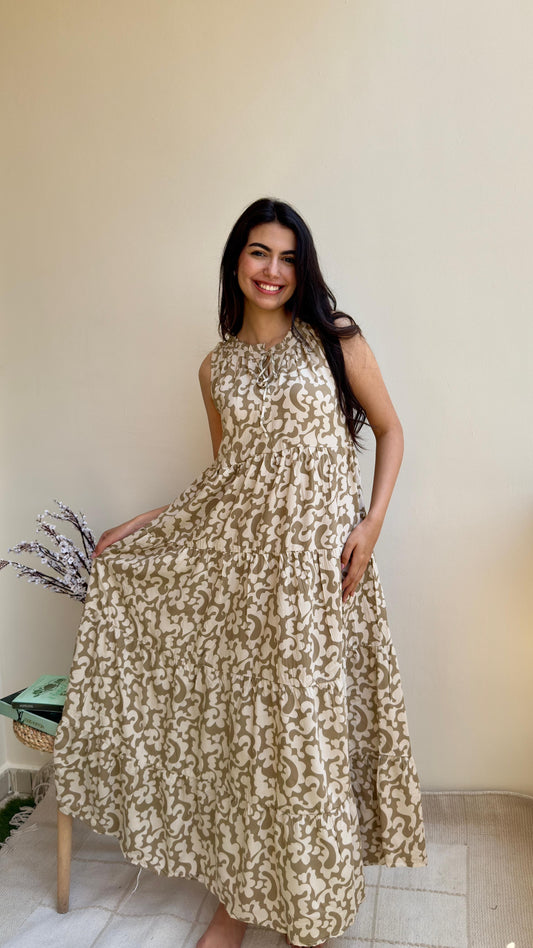 Brown Casual Dress
