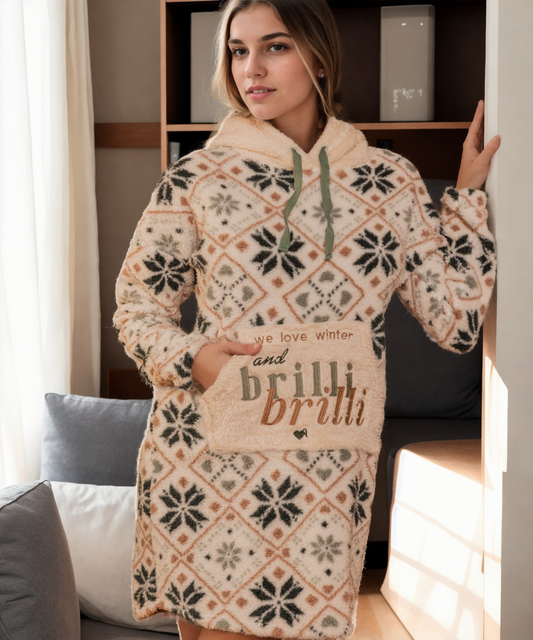 Nightshirt "we love winter"