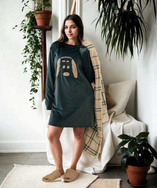 NightShirt With Robe "SNOOPY"
