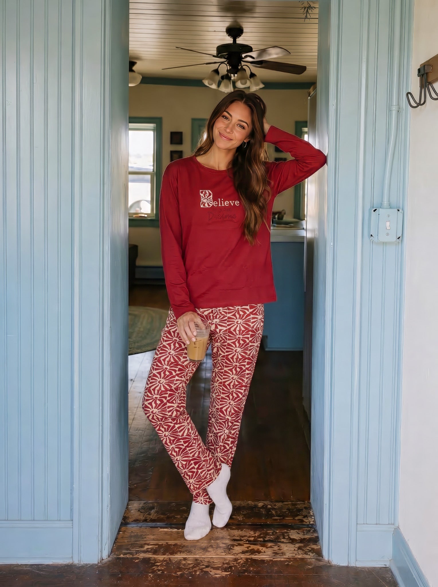 "BELIEVE" Pajama Set