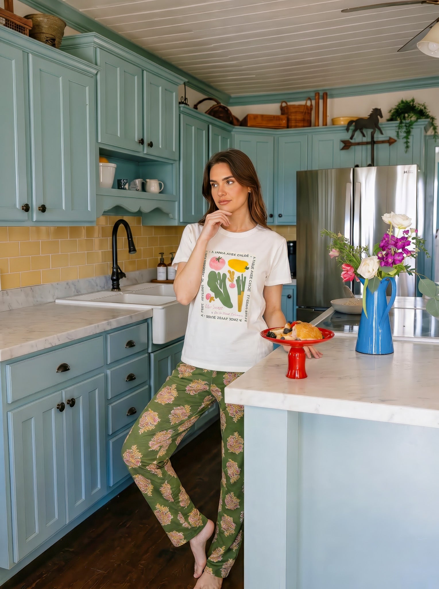 "Vegetables" Pajama Set