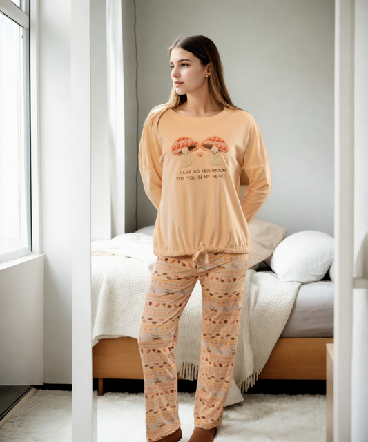 "mushroom" pajamas