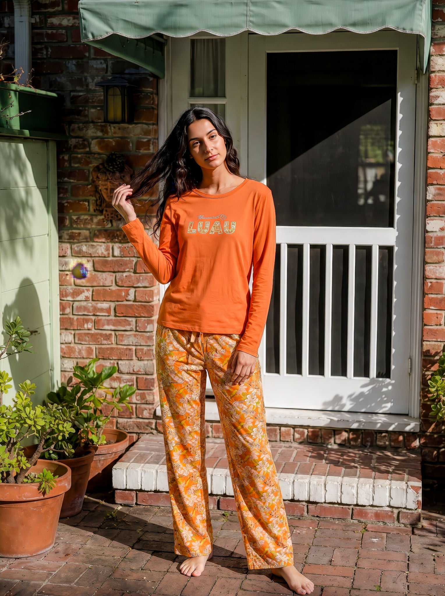 "LUAU" Pajama set
