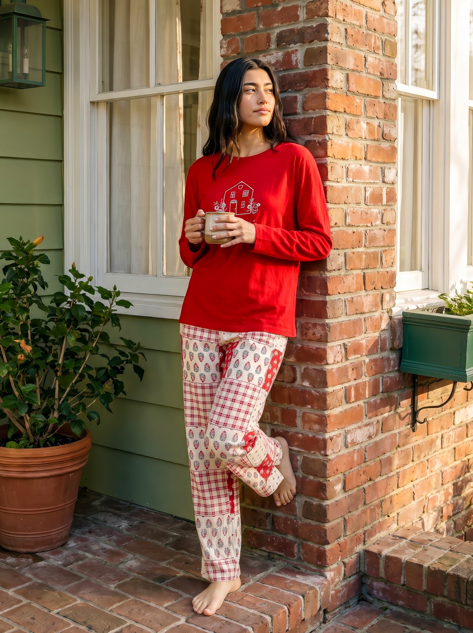 "at grandma's" Pajama set