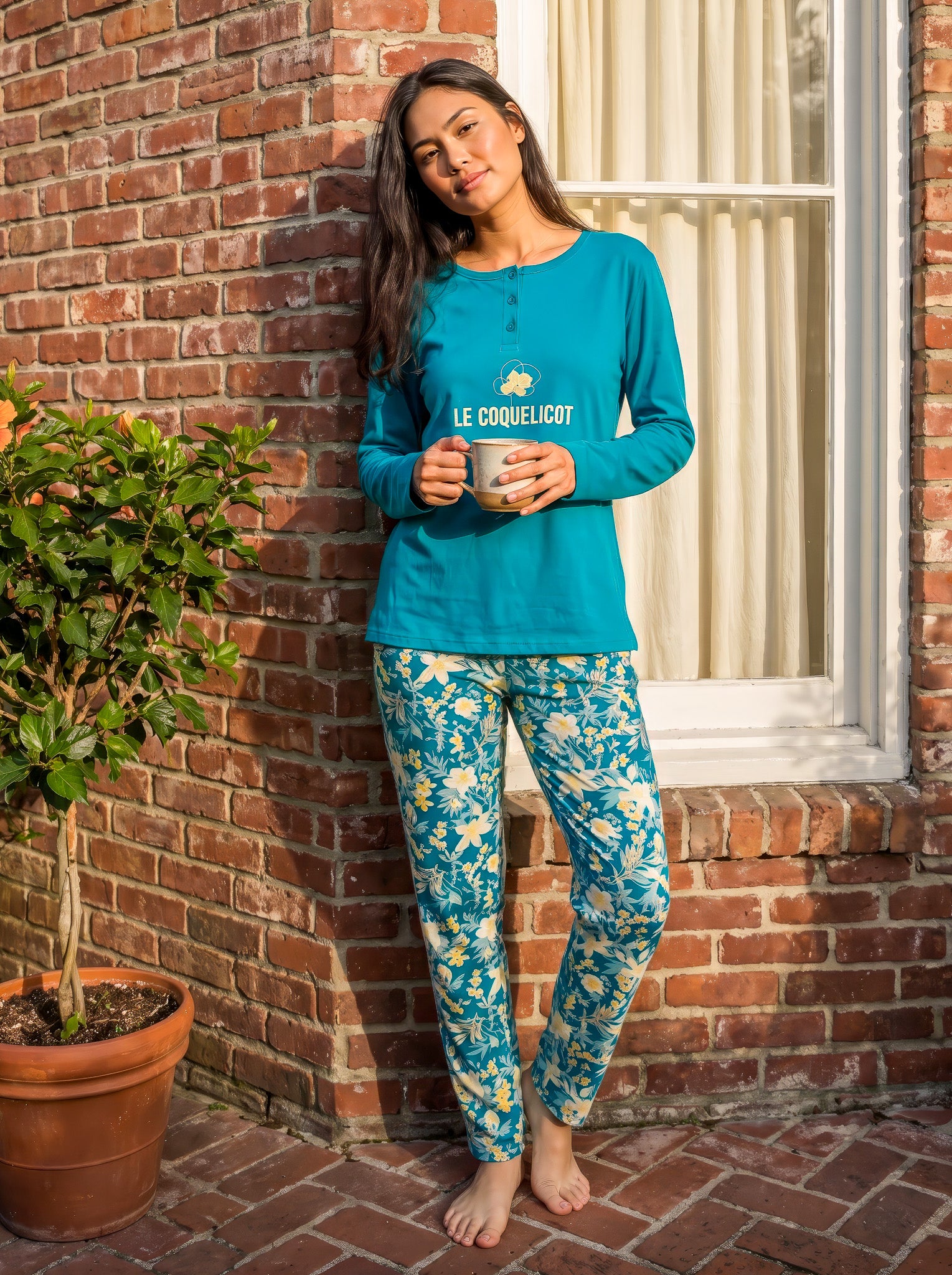 "Le Coquelicot" Pajama Set