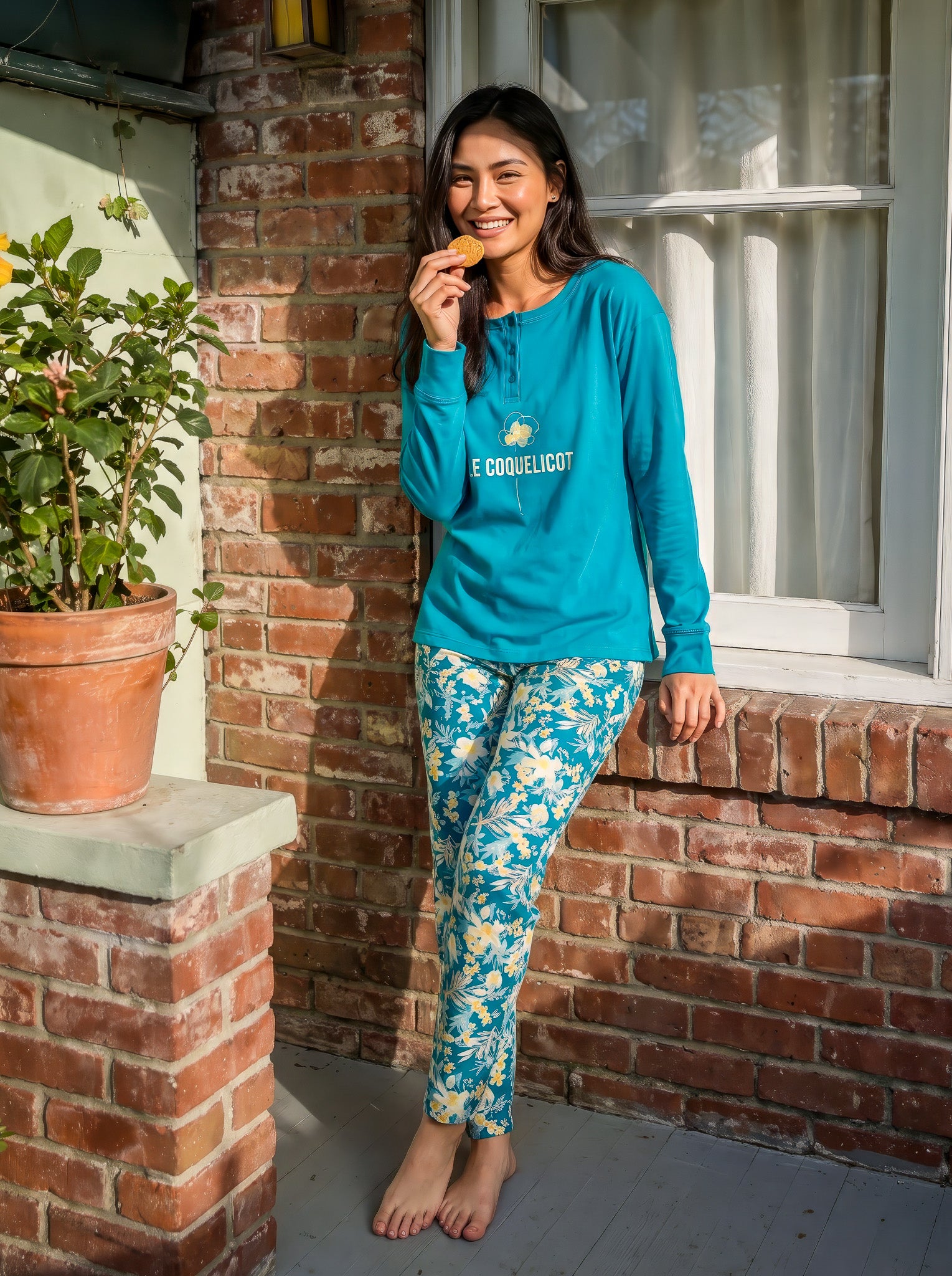 "Le Coquelicot" Pajama Set