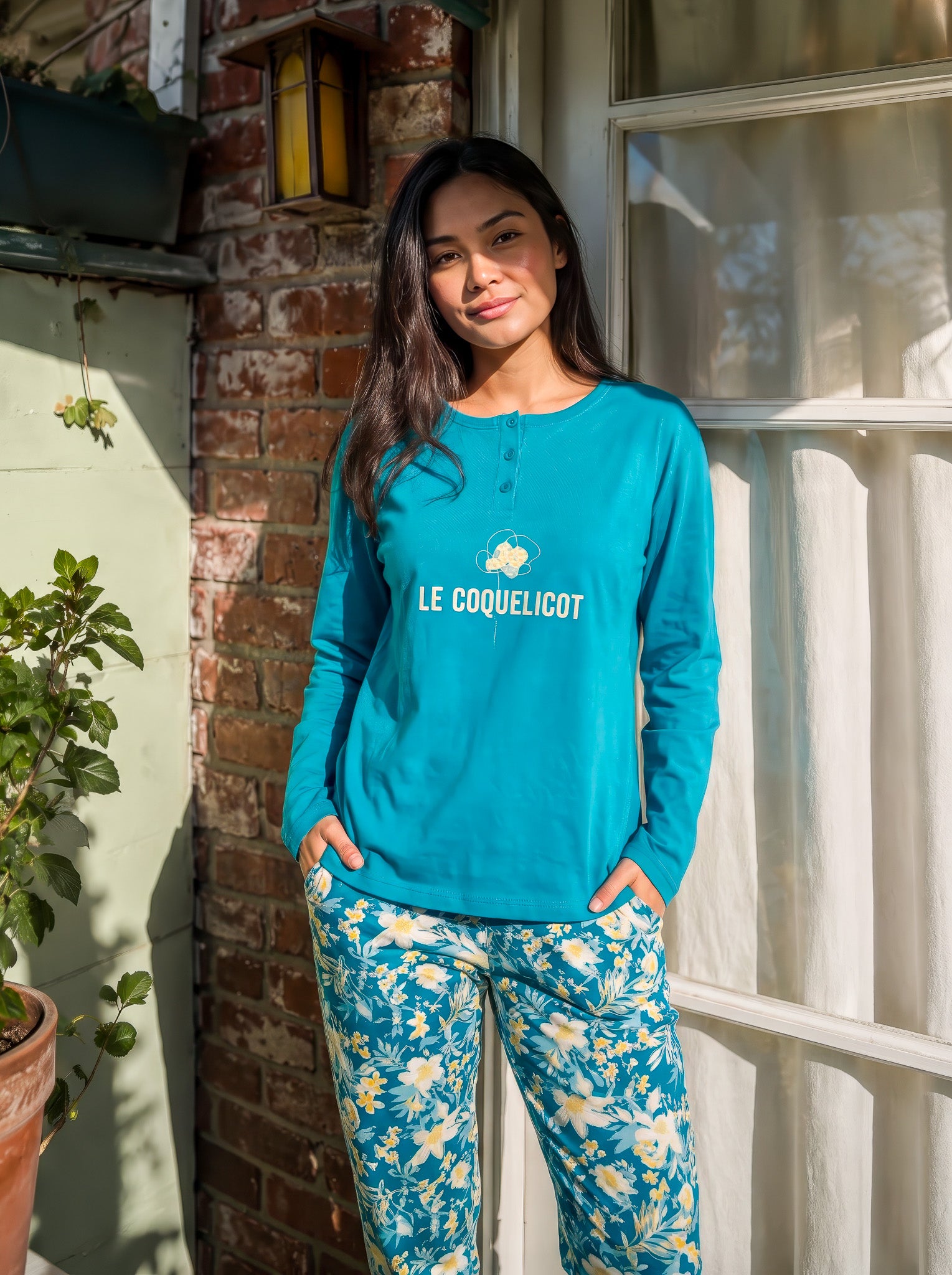 "Le Coquelicot" Pajama Set