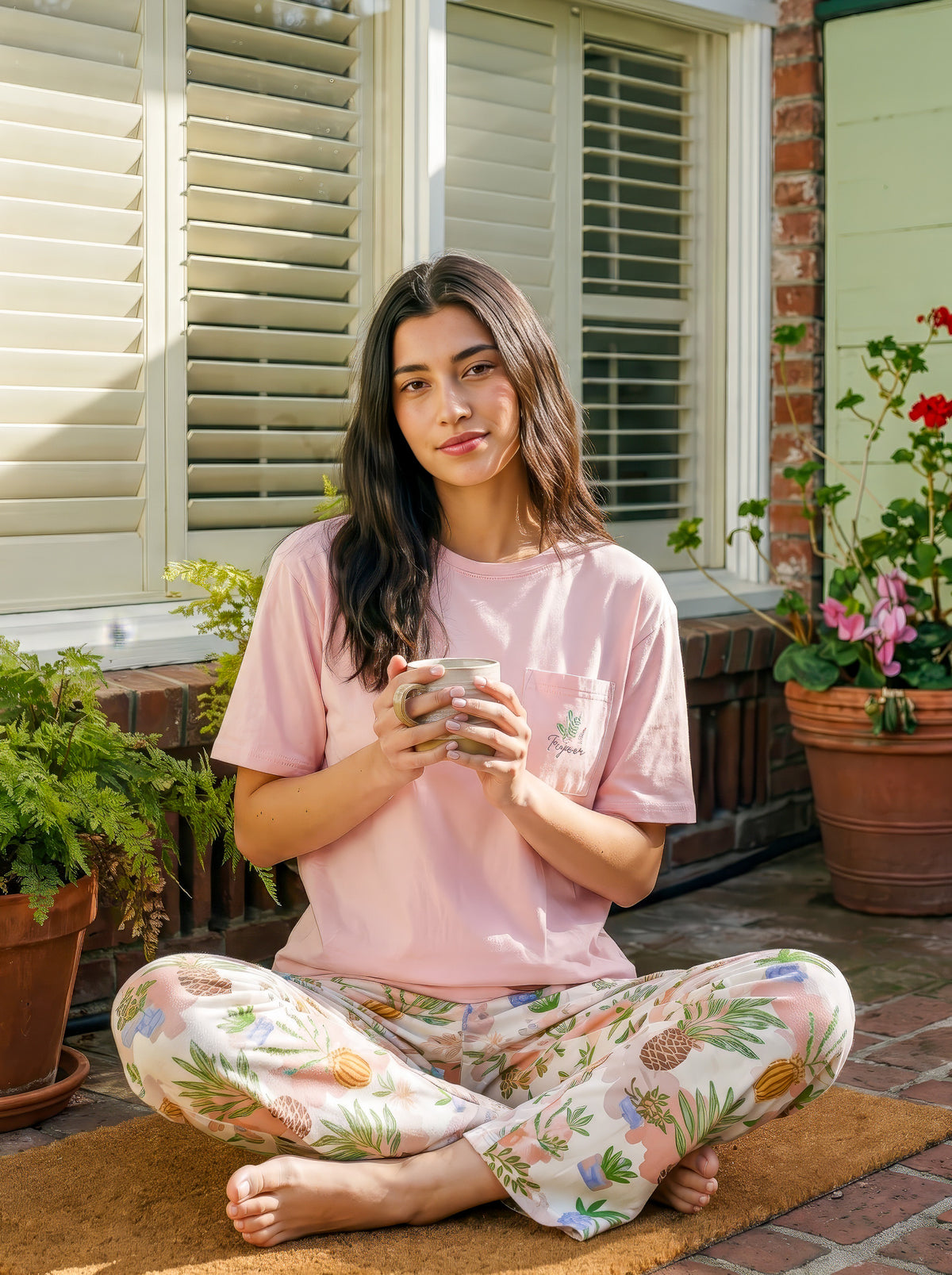 "Le Jandin" Pajama Set