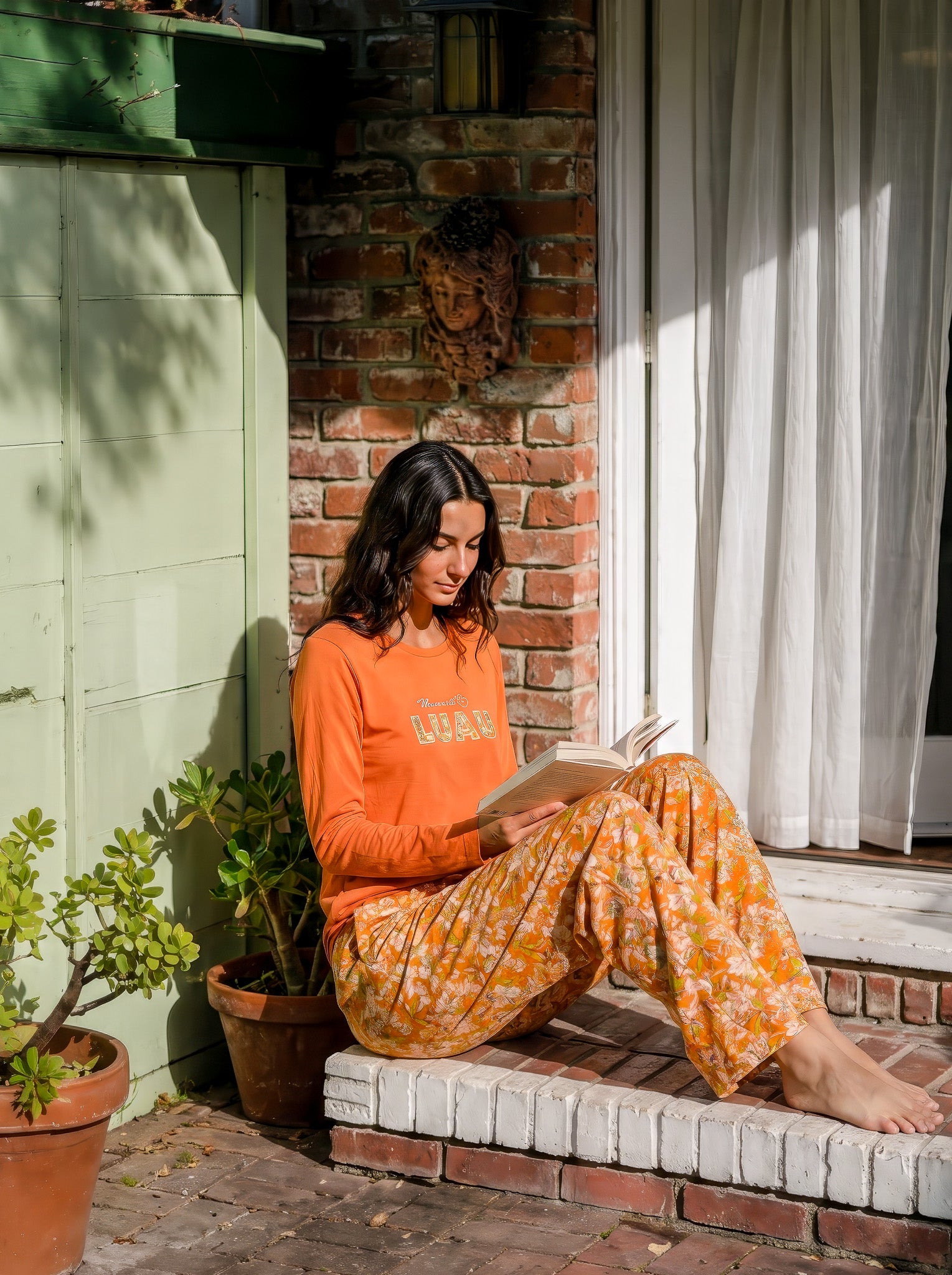 "LUAU" Pajama set