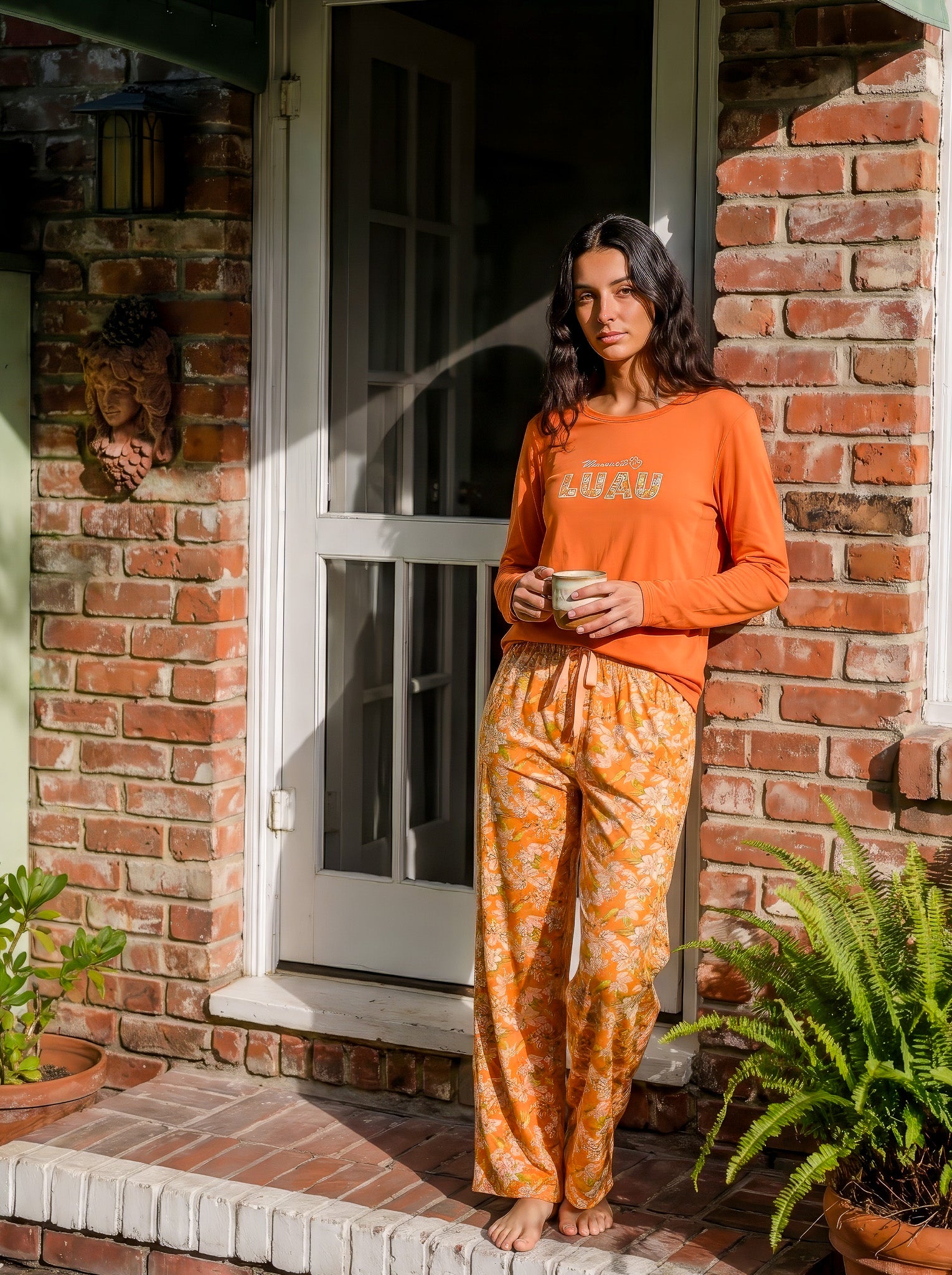 "LUAU" Pajama set