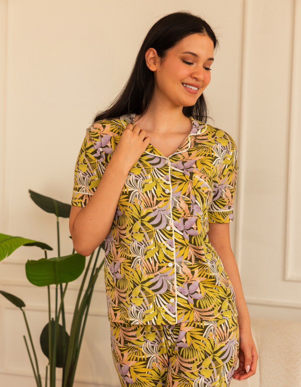 Patterned Pajama set