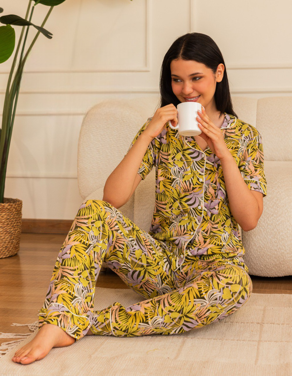 Patterned Pajama set