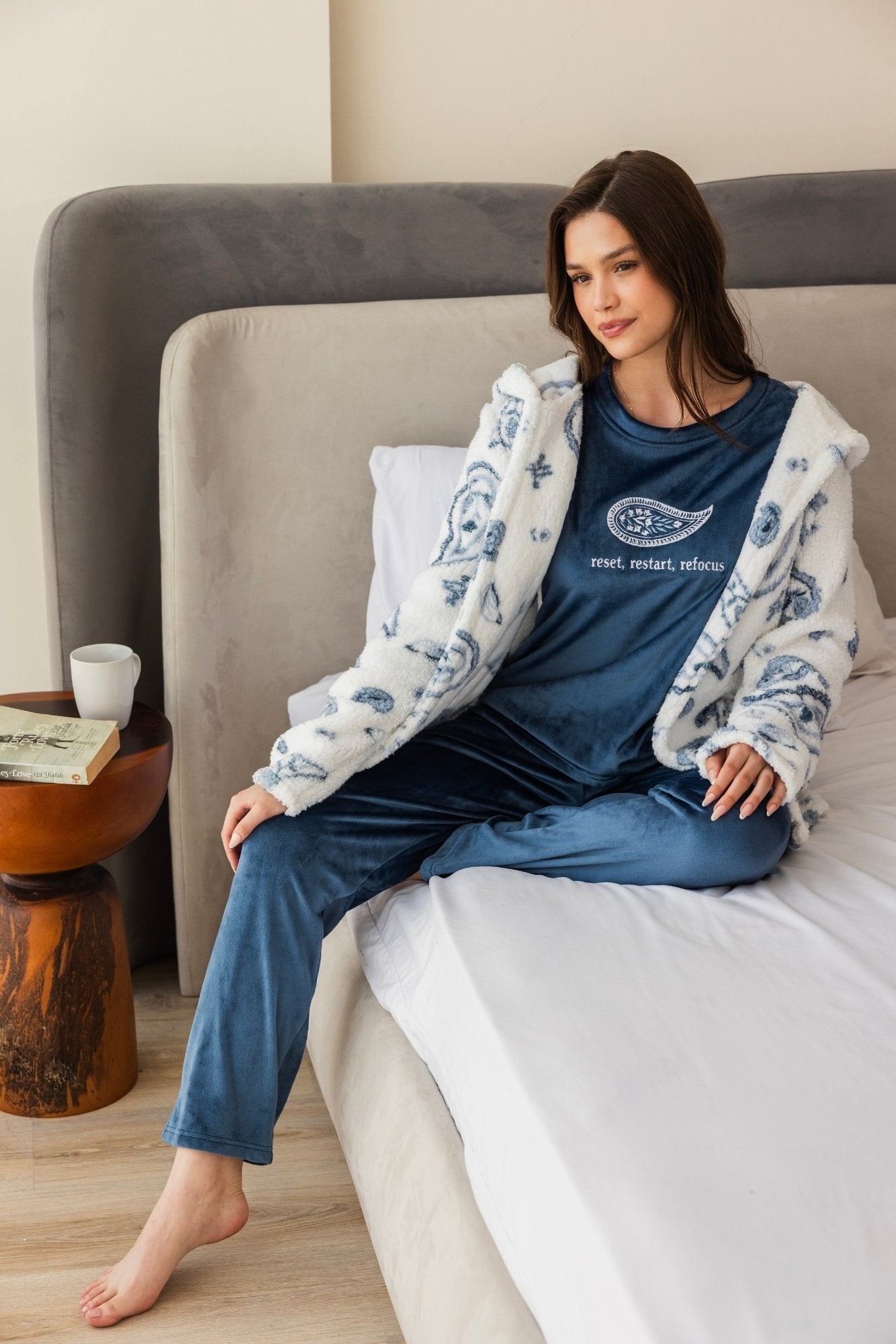 "Restart" 3pcs pajama set