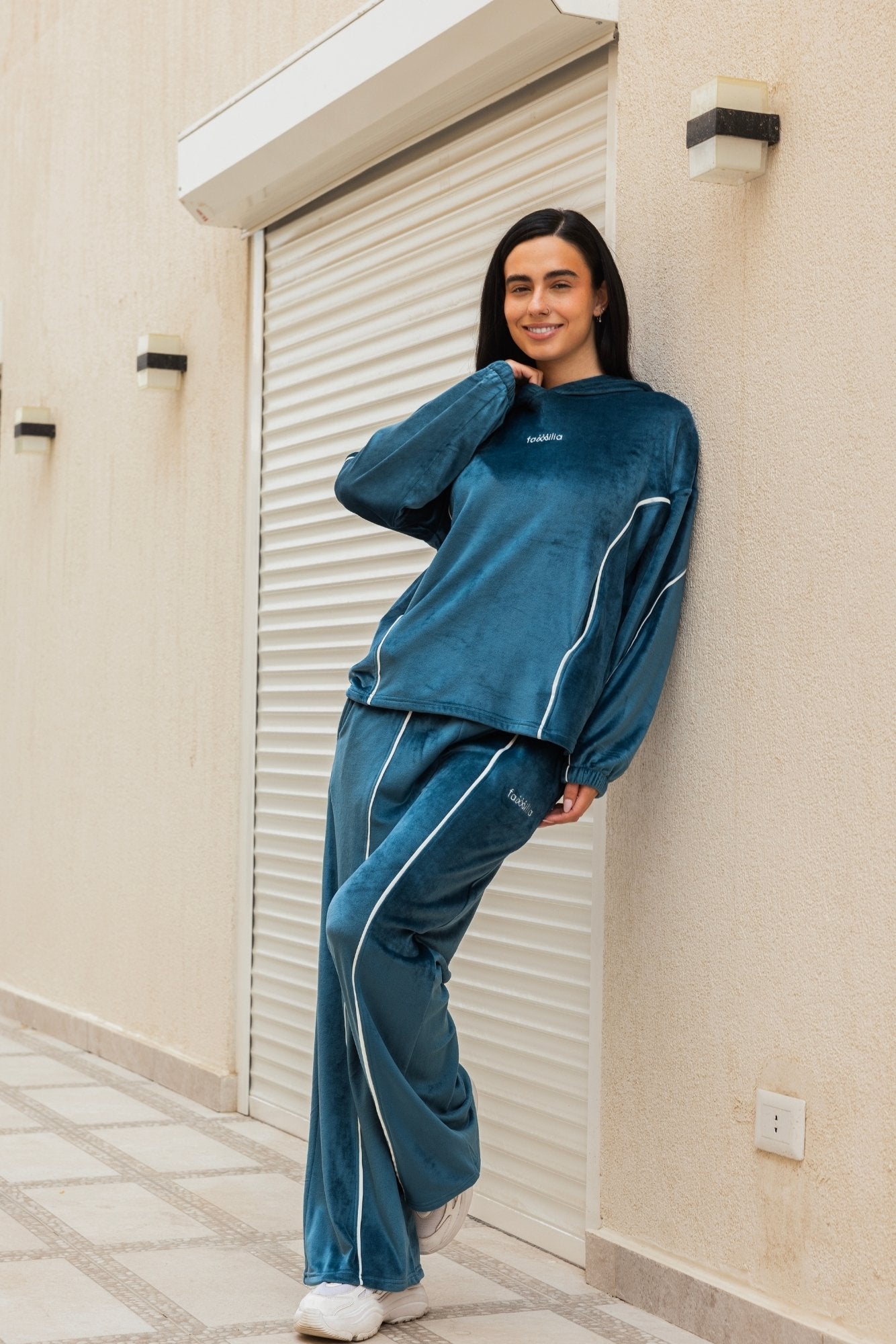 Familia Dark Teal Pajama Set