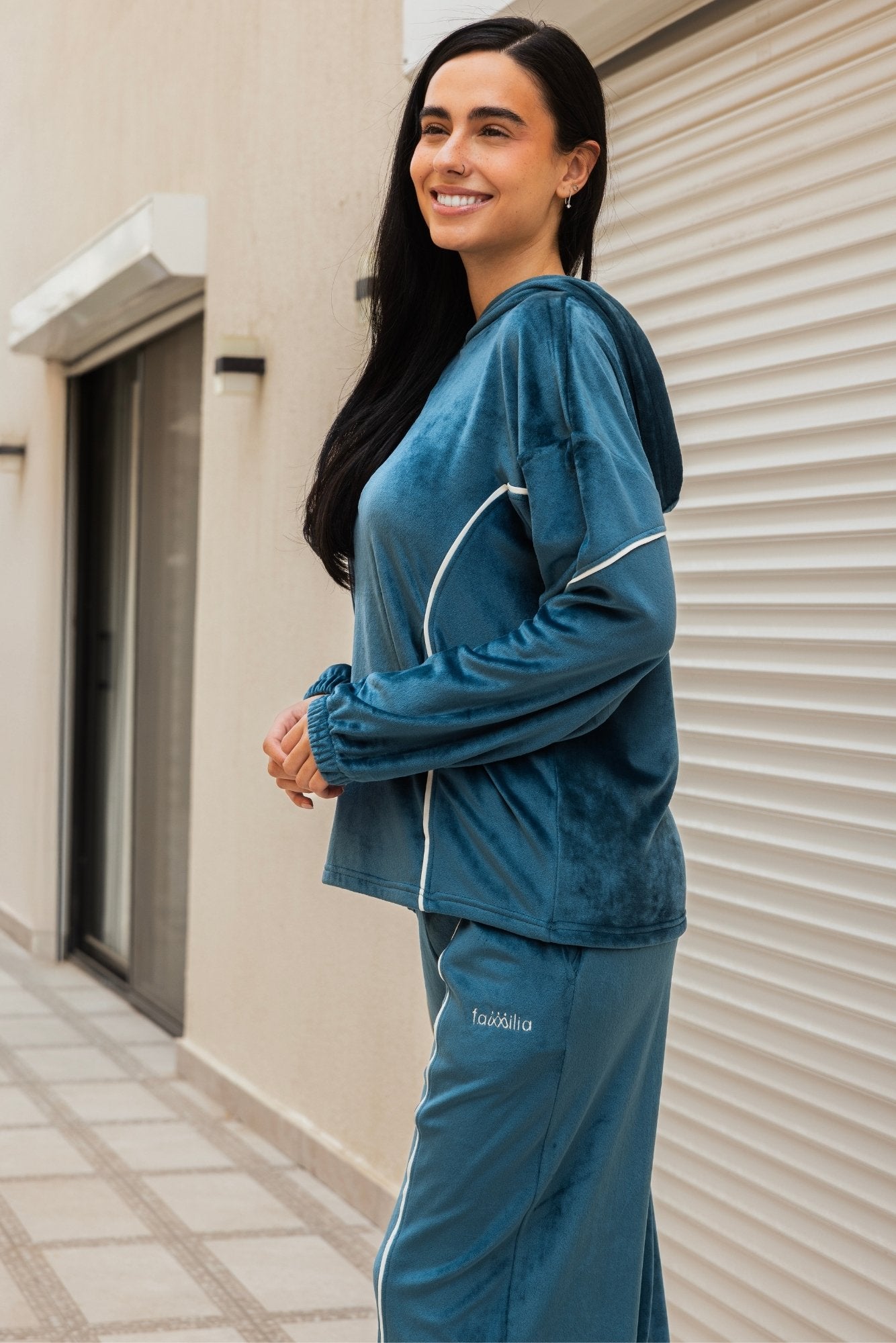 Familia Dark Teal Pajama Set