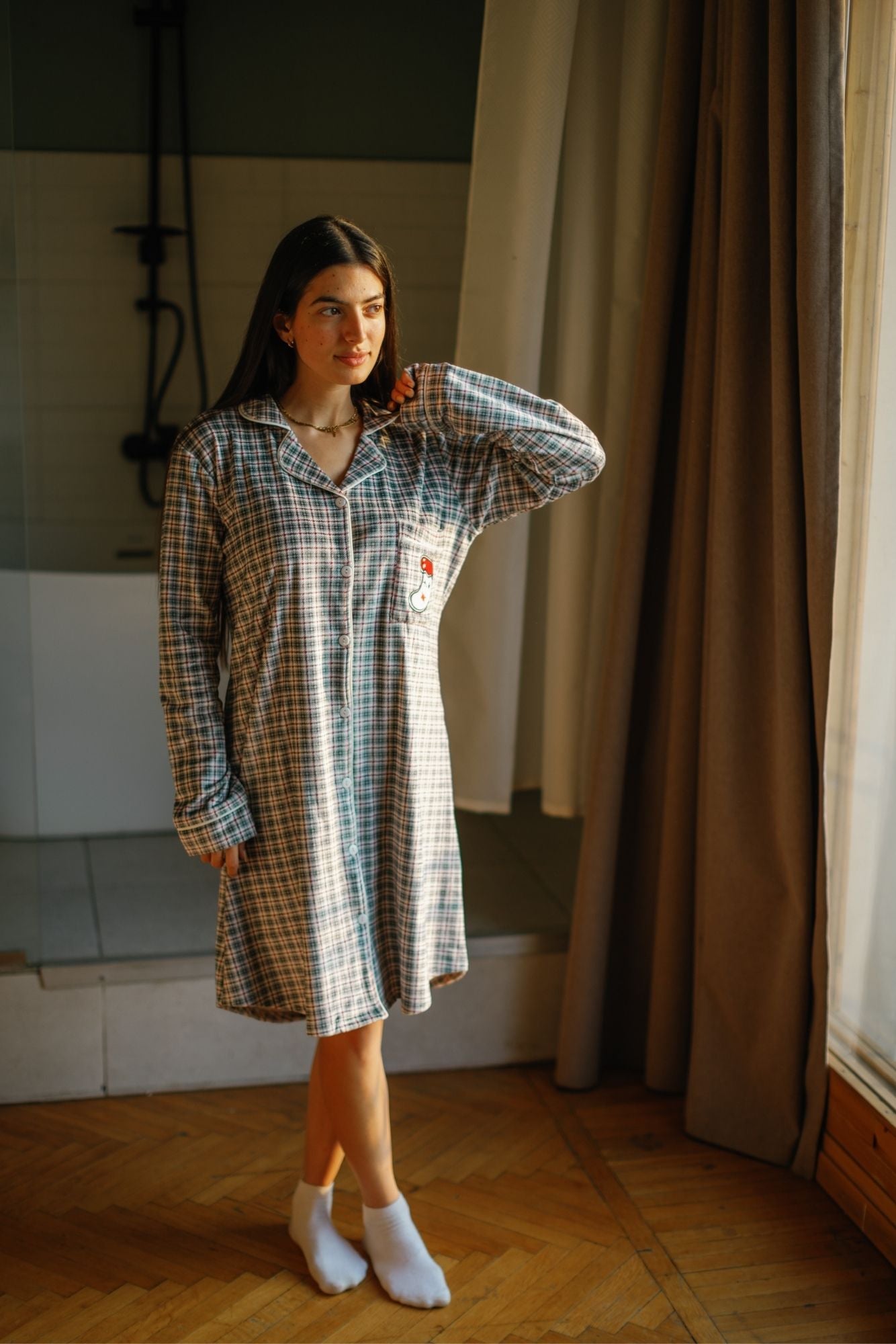 Checked Nightshirt